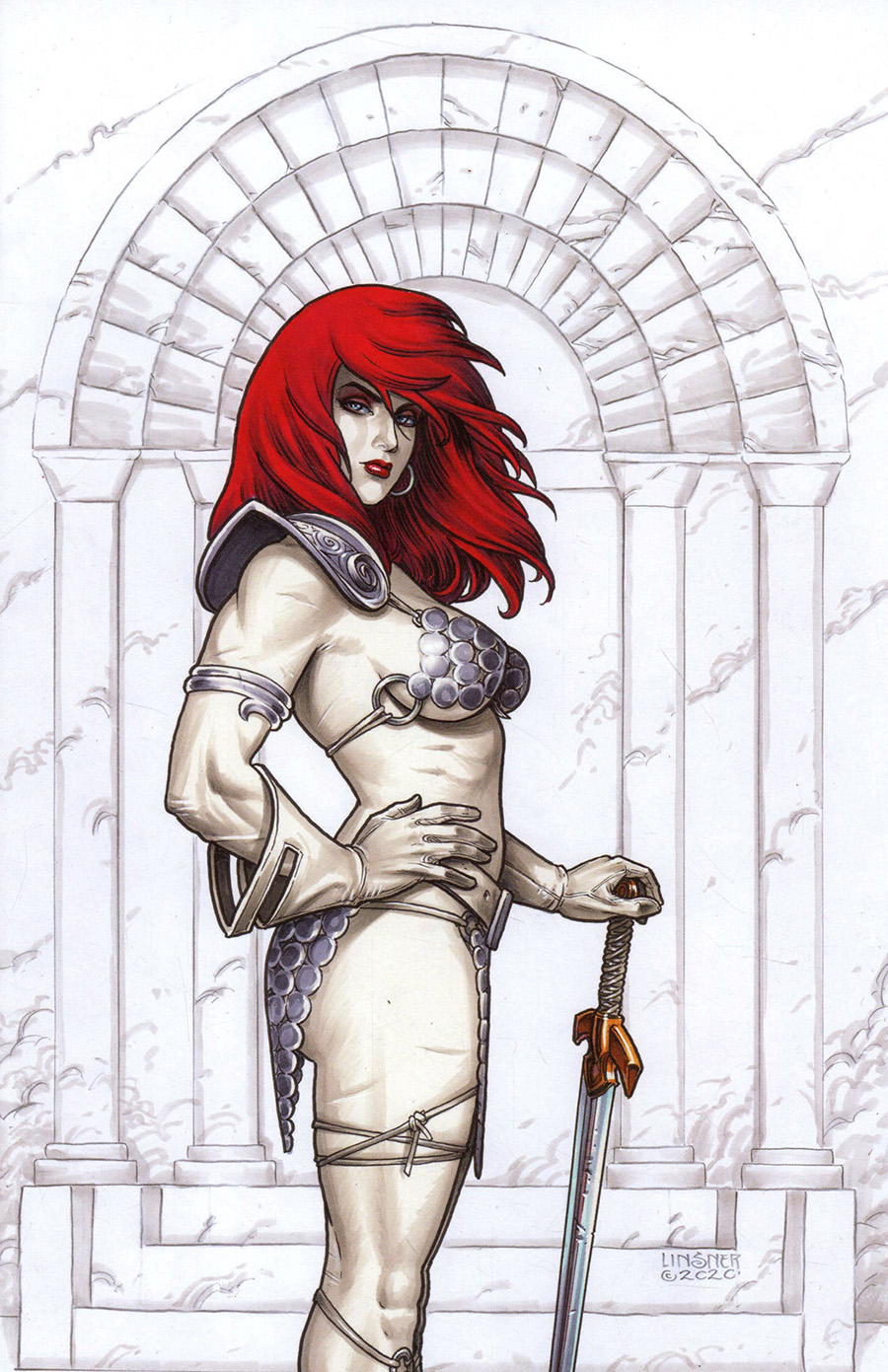 Red Sonja Vol 8 #22 Cover R Limited Edition Joseph Michael Linsner Virgin Cover