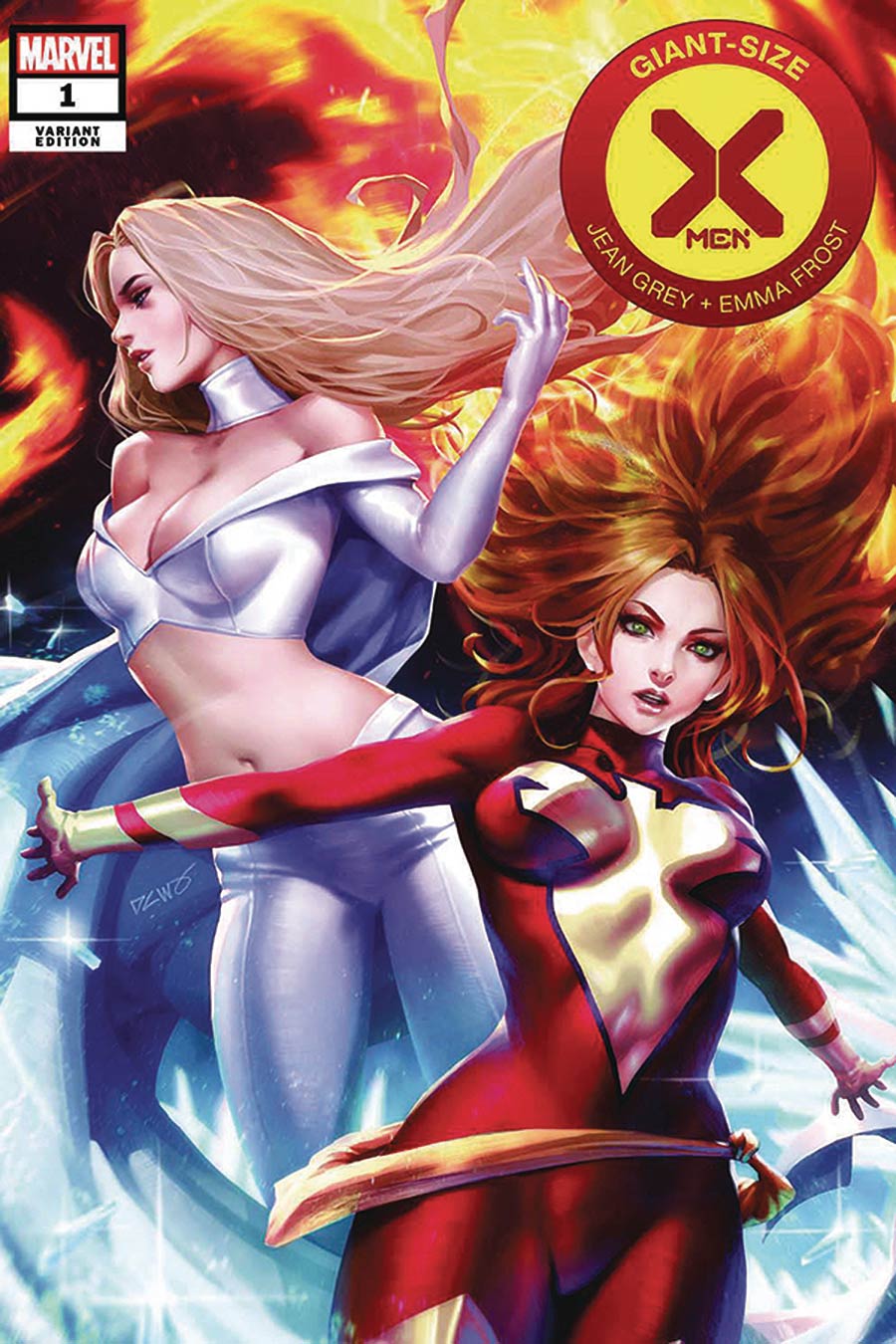 Giant-Size X-Men Jean Grey & Emma Frost #1 Cover E DF Exclusive DX Derrick Chew Variant Cover