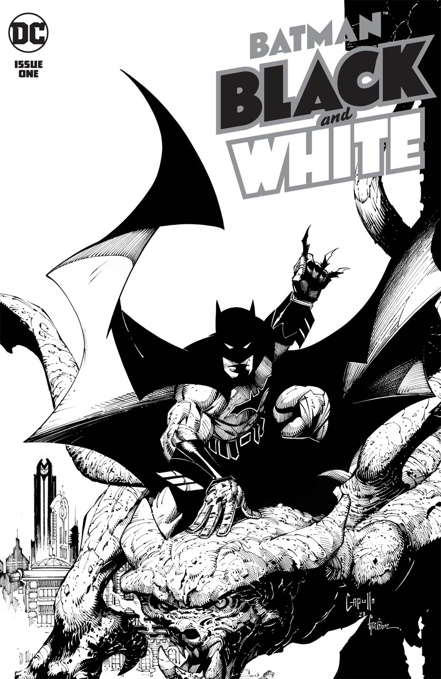 Batman Black & White Vol 3 #1 Cover A Regular Greg Capullo Cover
