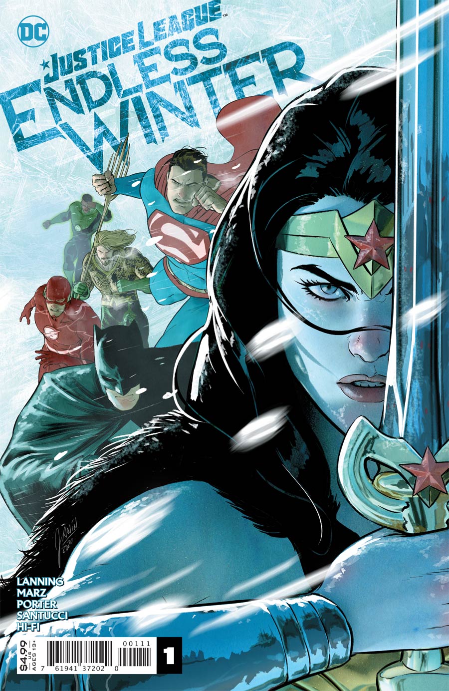 Justice League Endless Winter #1 Cover A Regular Mikel Janin (Endless Winter Part 1)