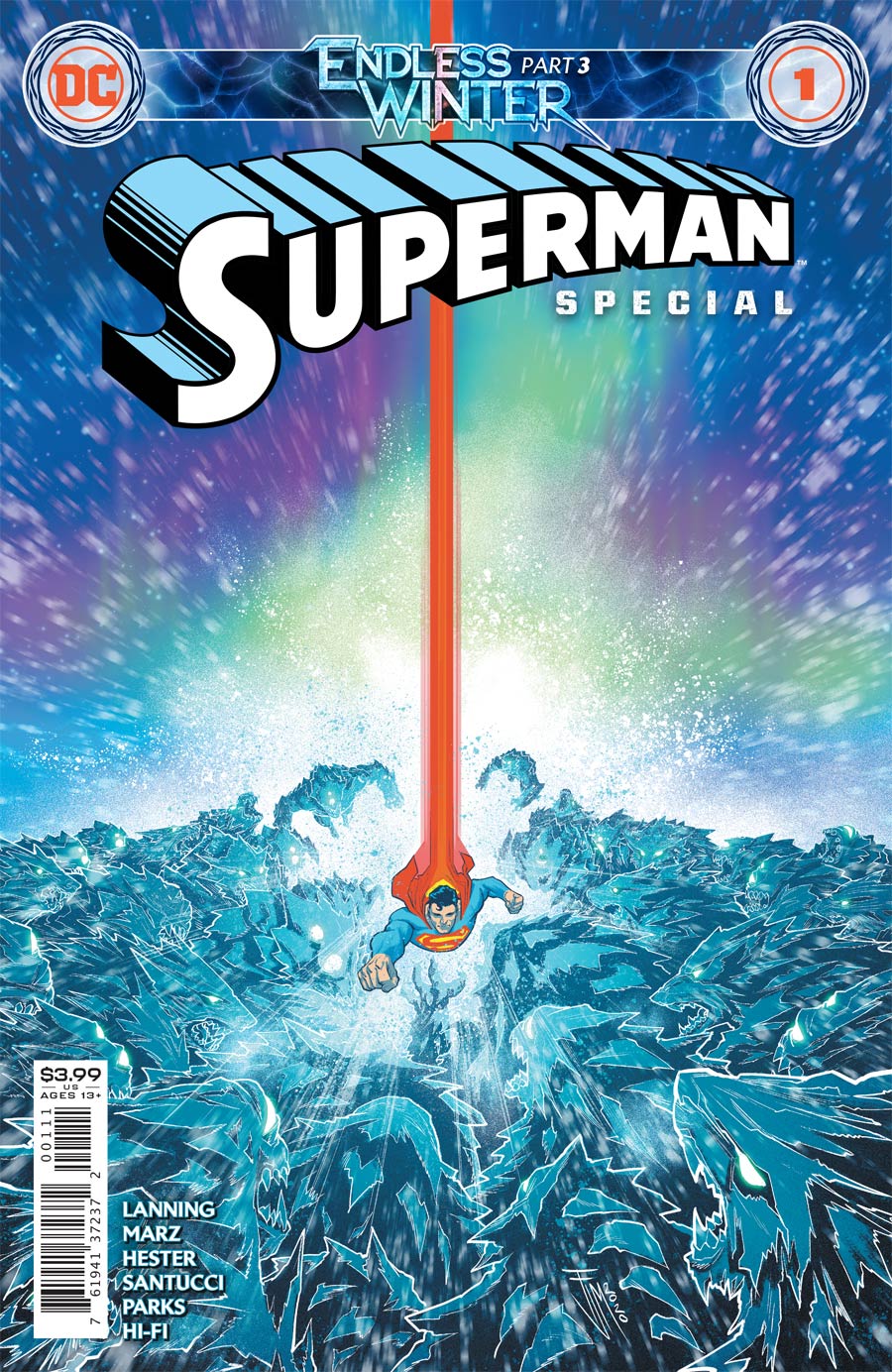 Superman Endless Winter Special One Shot Cover A Regular Francis Manapul Cover (Endless Winter Part 3)