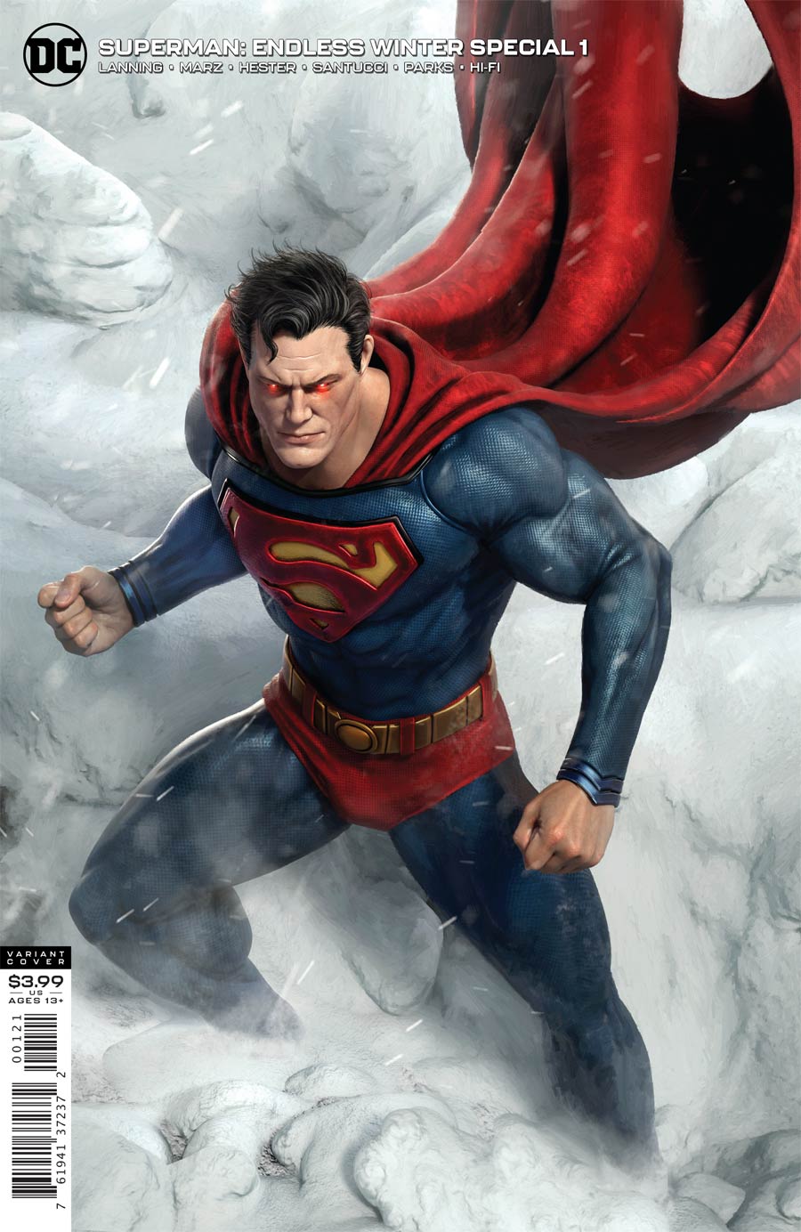 Superman Endless Winter Special One Shot Cover B Variant Rafael Grassetti Cover (Endless Winter Part 3)