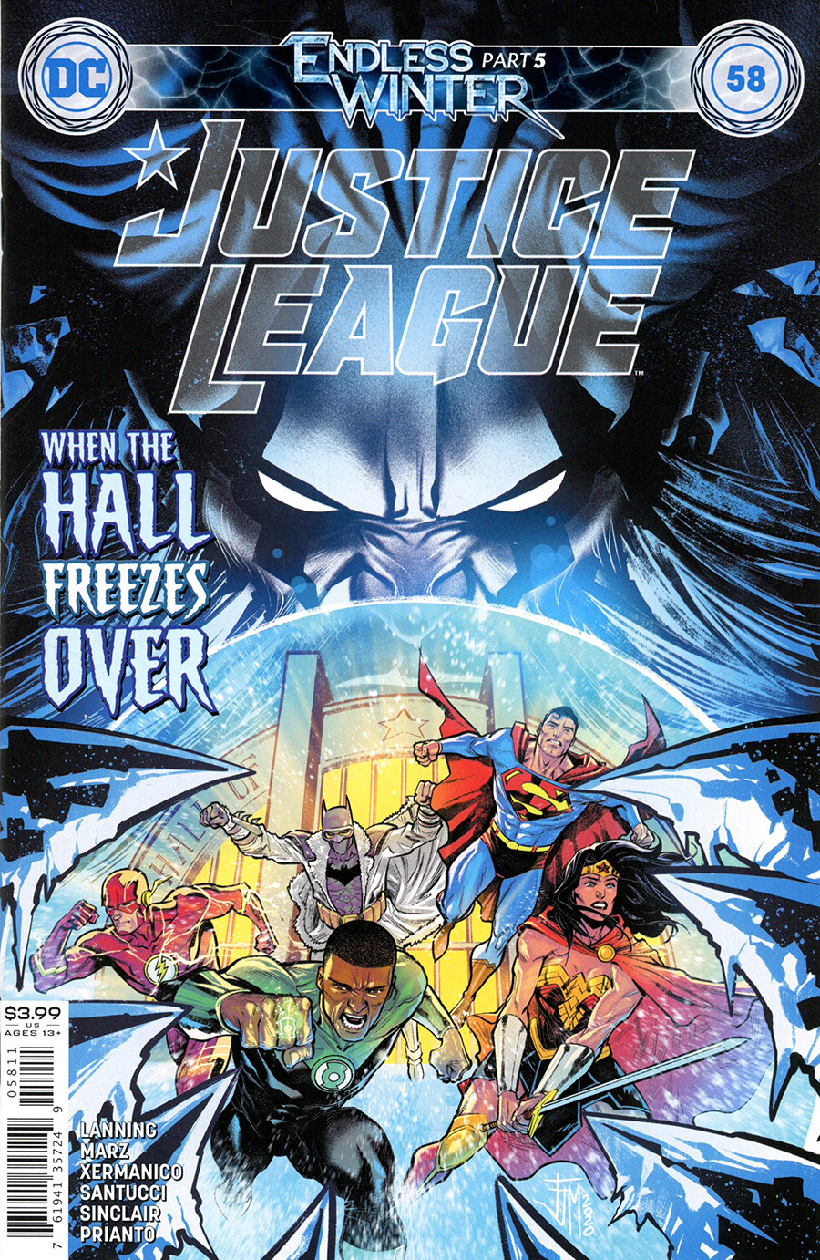 Justice League Vol 4 #58 Cover A Regular Francis Manapul Cover (Endless Winter Part 5)