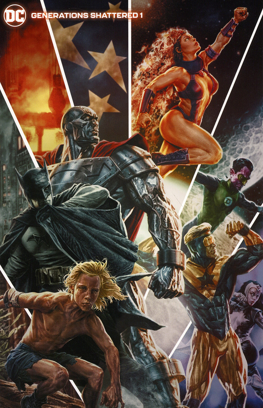 Generations Shattered One Shot Cover B Variant Lee Bermejo Cover