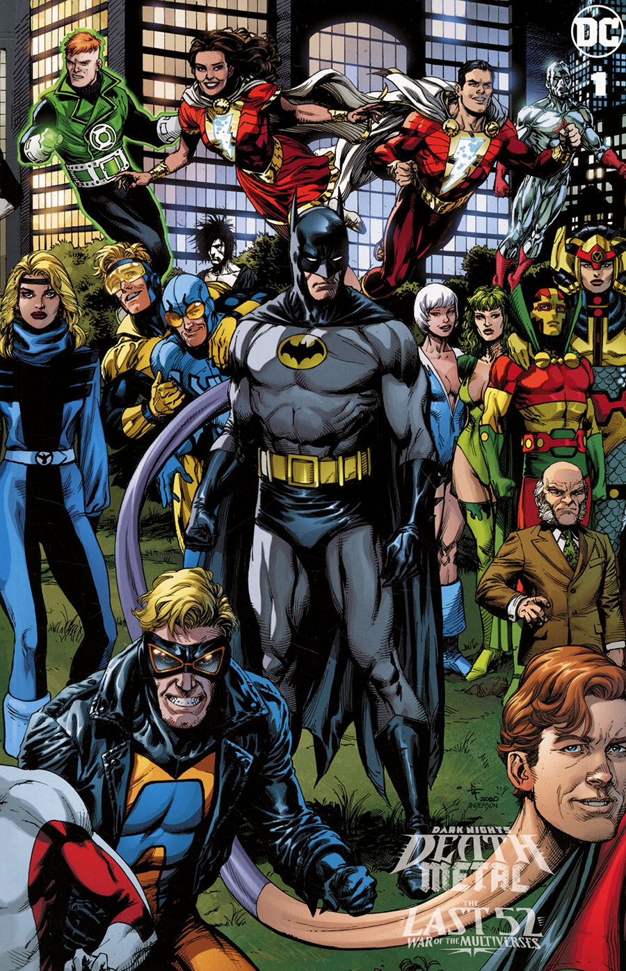 Dark Nights Death Metal The Last 52 War Of The Multiverses One Shot Cover B Incentive Gary Frank Variant Cover