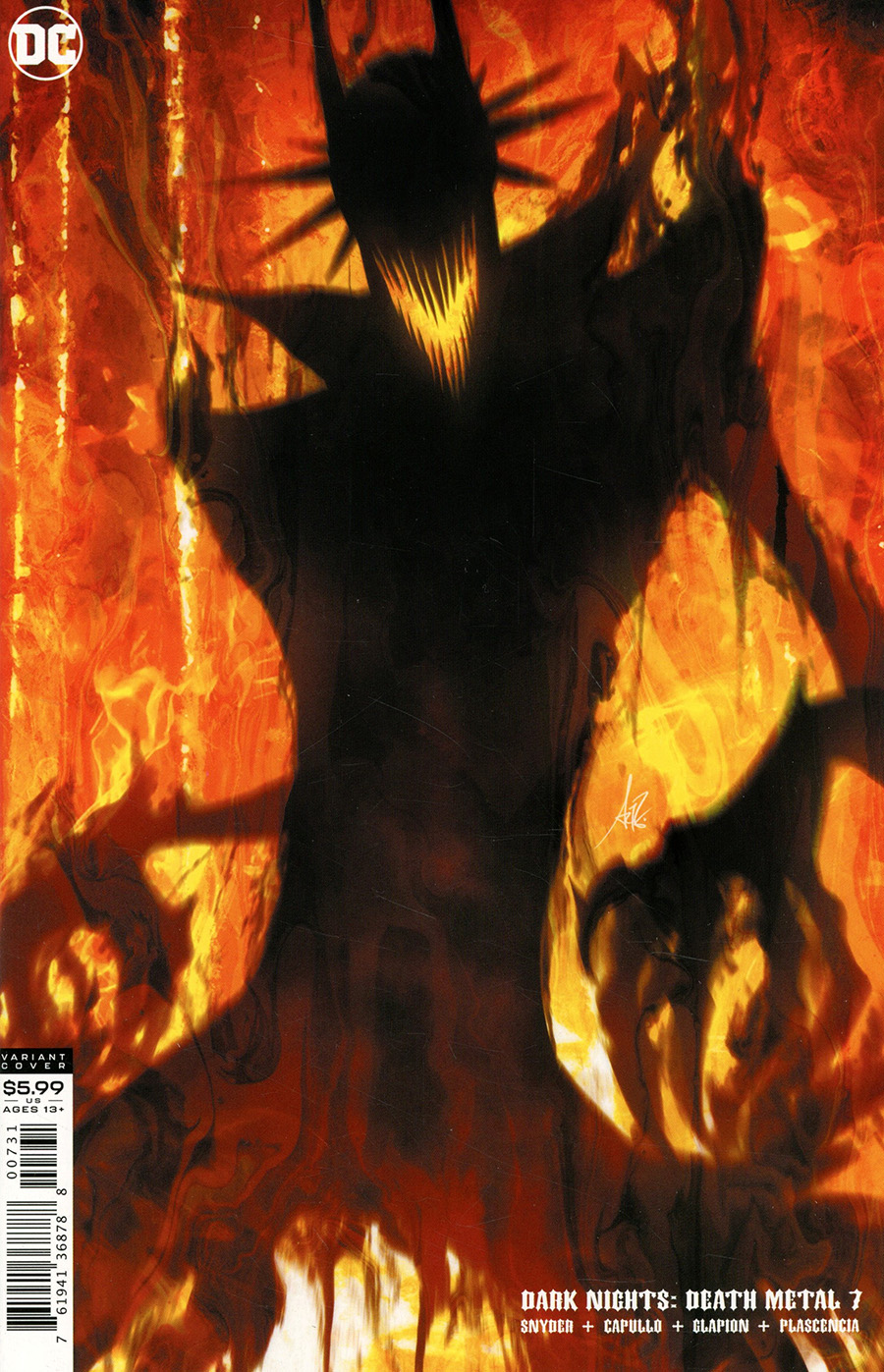 Dark Nights Death Metal #7 Cover C Variant Stanley Artgerm Lau Batman Who Laughs Cover