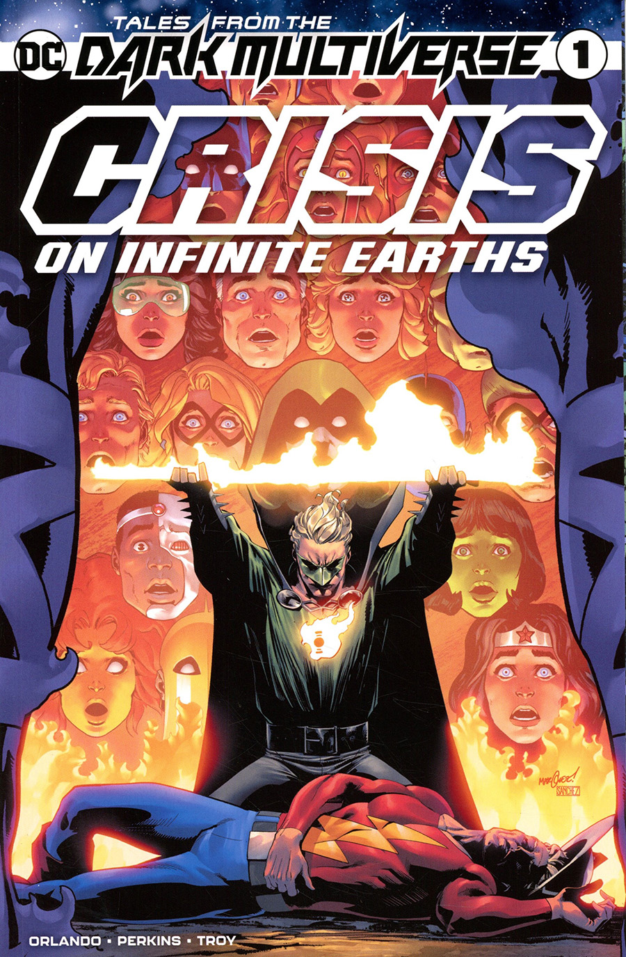 Tales From The Dark Multiverse Crisis On Infinite Earths One Shot Cover A Regular David Marquez Cover