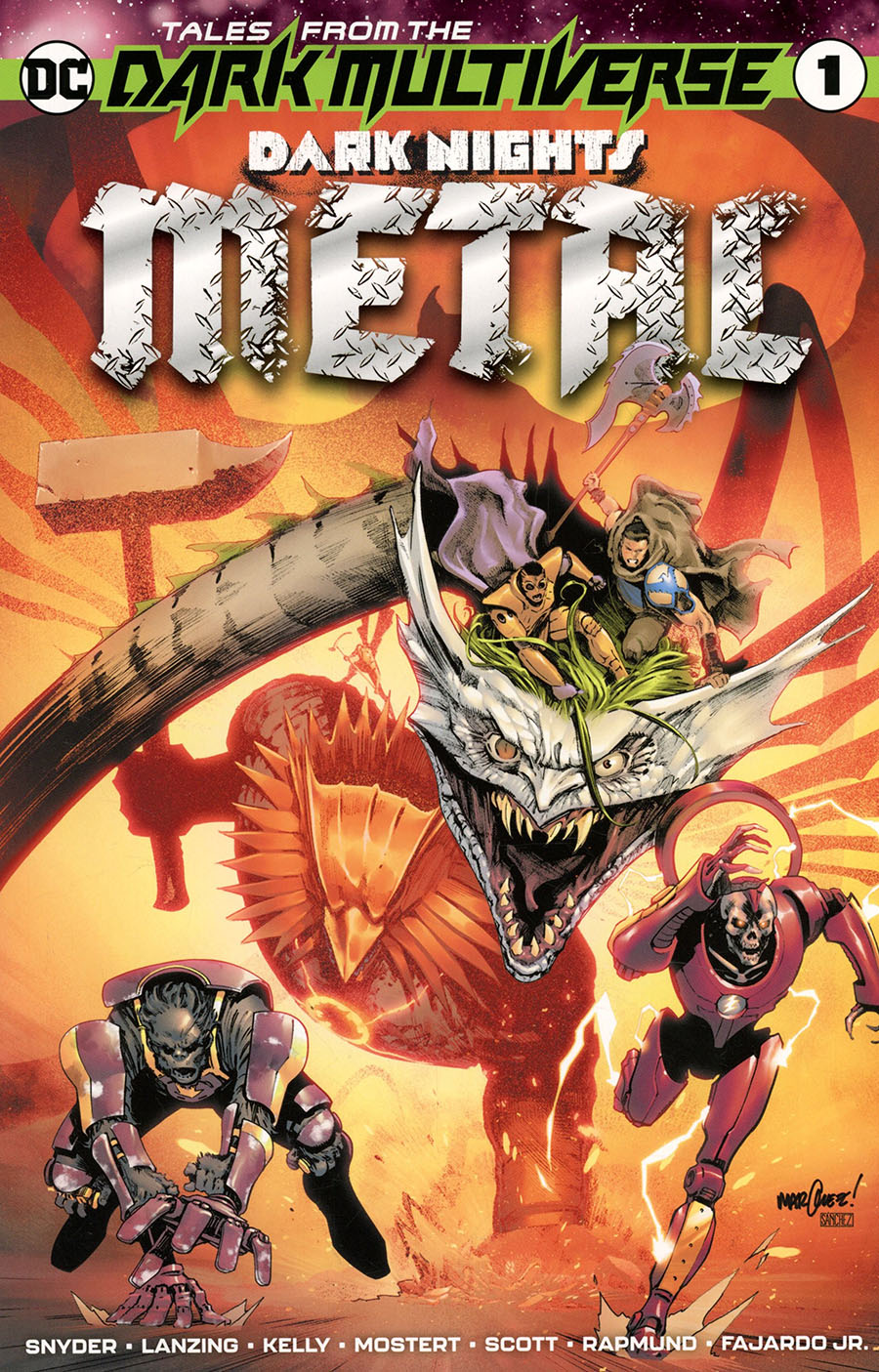 Tales From The Dark Multiverse Dark Nights Metal One Shot Cover A Regular David Marquez Cover