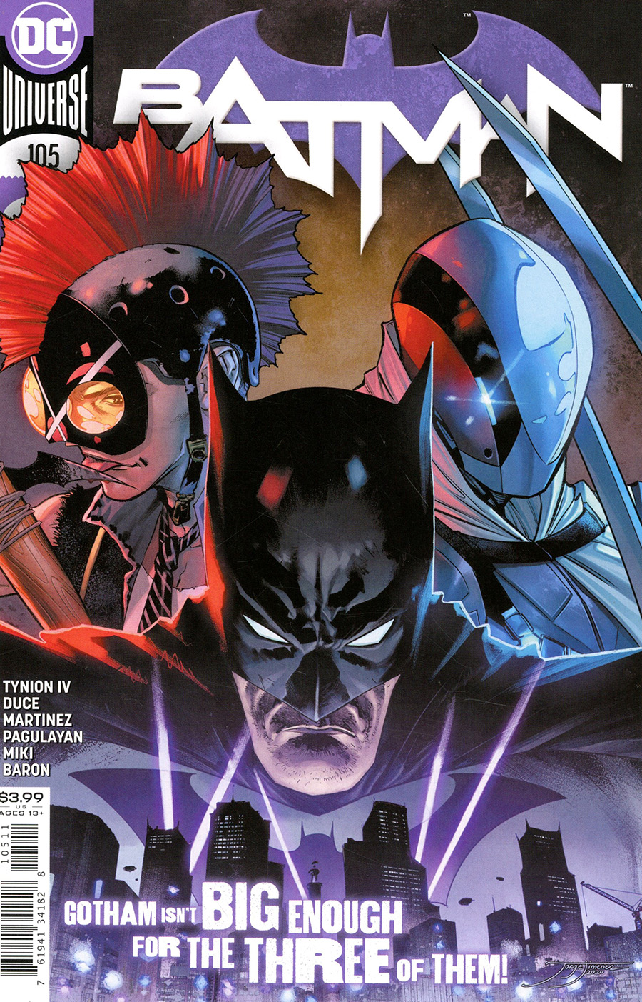 Batman Vol 3 #105 Cover A Regular Jorge Jimenez Cover