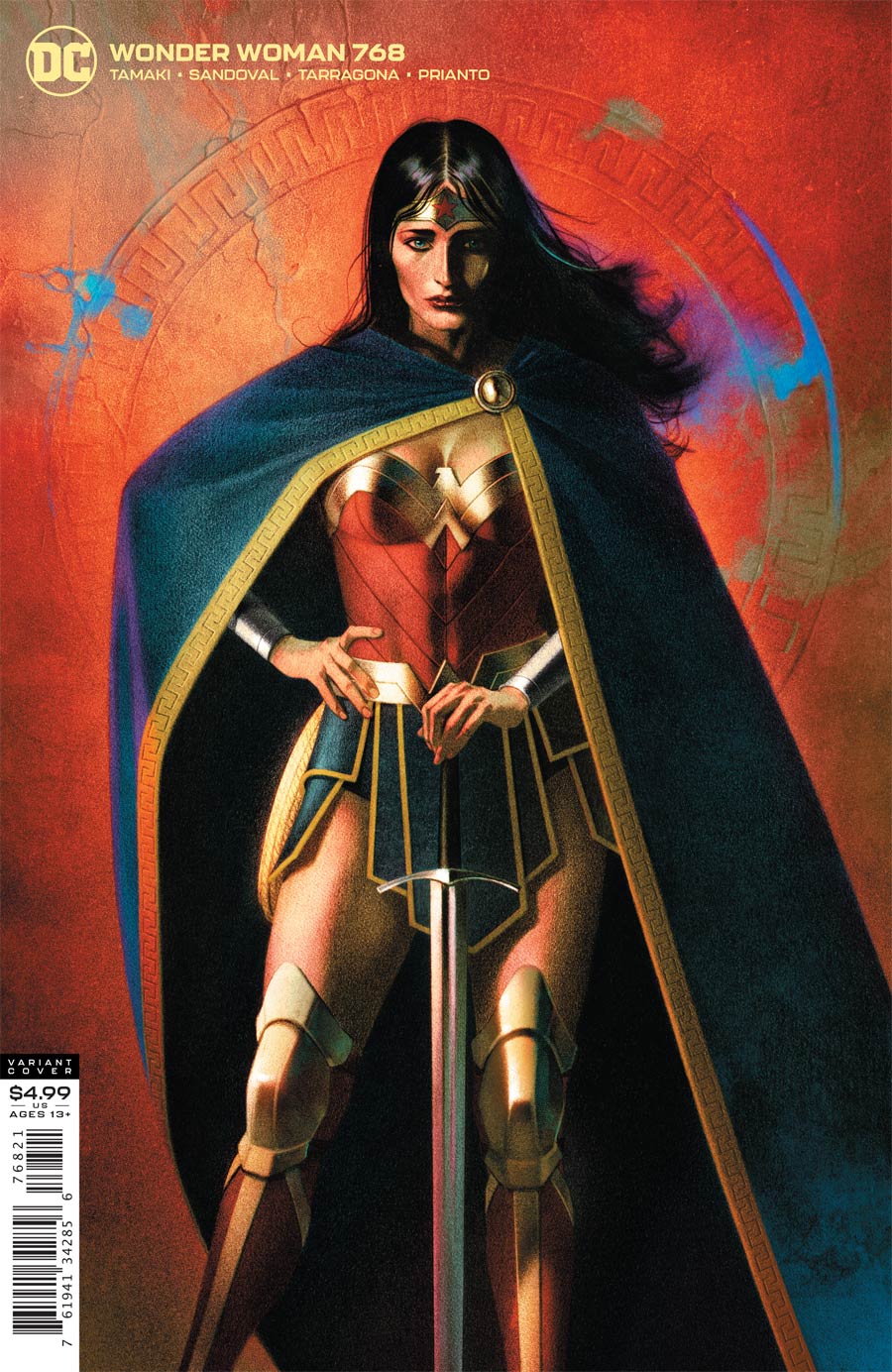 Wonder Woman Vol 5 #768 Cover B Variant Joshua Middleton Card Stock Cover