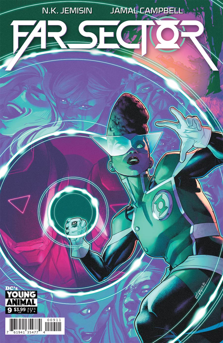 Far Sector #9 Cover A Regular Jamal Campbell Cover