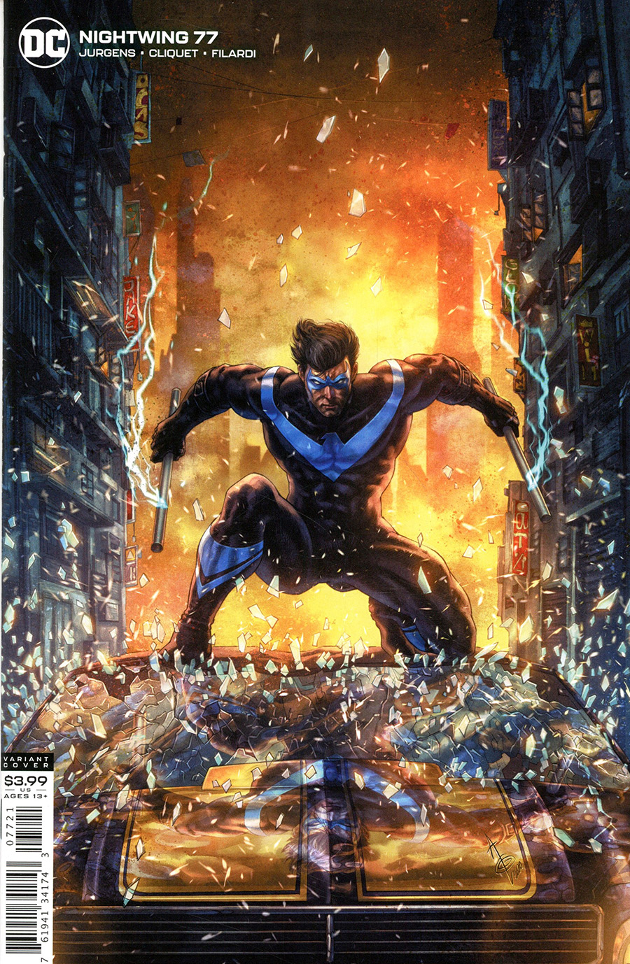Nightwing Vol 4 #77 Cover B Variant Alan Quah Cover