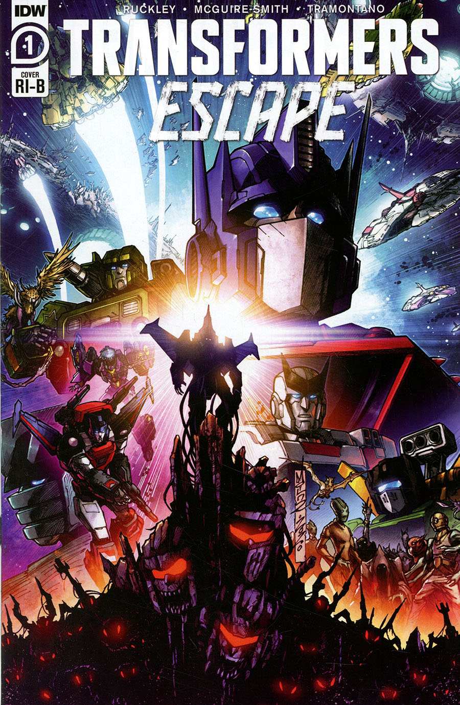 Transformers Escape #1 Cover D Incentive Alex Milne Variant Cover