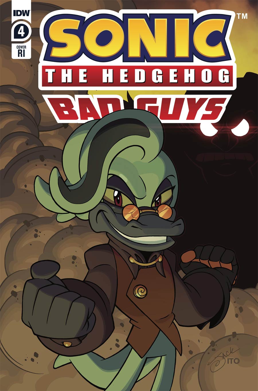 Sonic The Hedgehog Bad Guys #4 Cover C Incentive Jack Lawrence Variant Cover