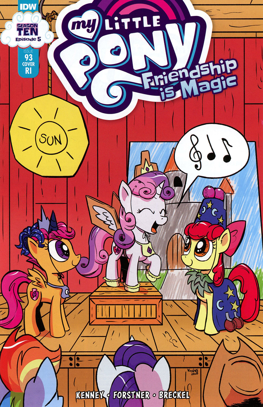 My Little Pony Friendship Is Magic #93 Cover C Incentive Konrad Kachel Variant Cover