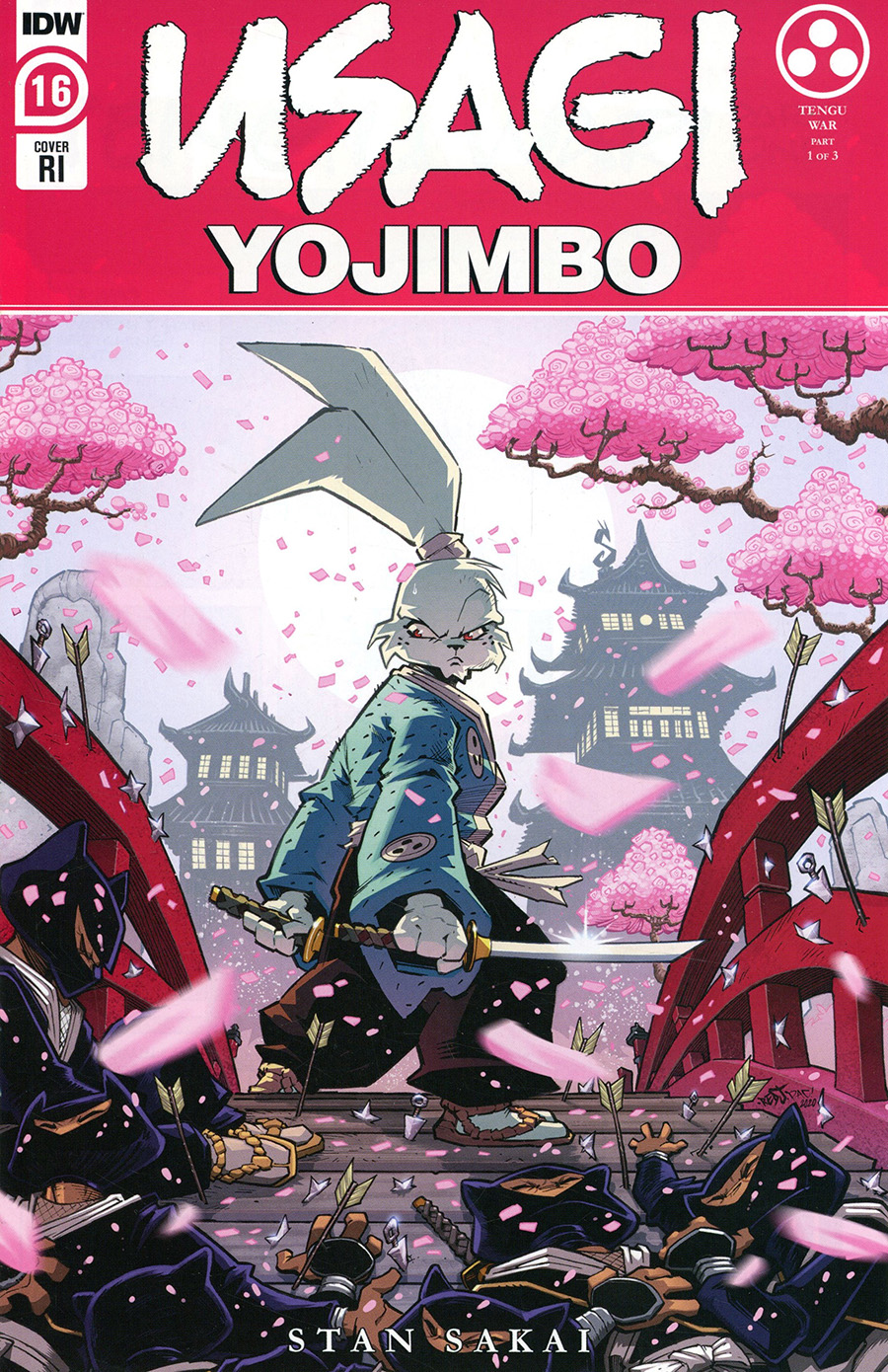 Usagi Yojimbo Vol 4 #16 Cover B Incentive Jon Sommariva Variant Cover