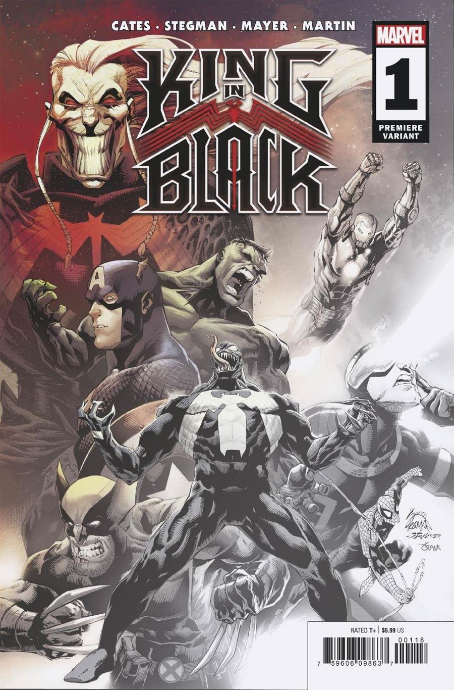 King In Black #1 Cover N Incentive Ryan Stegman Premiere Variant Cover