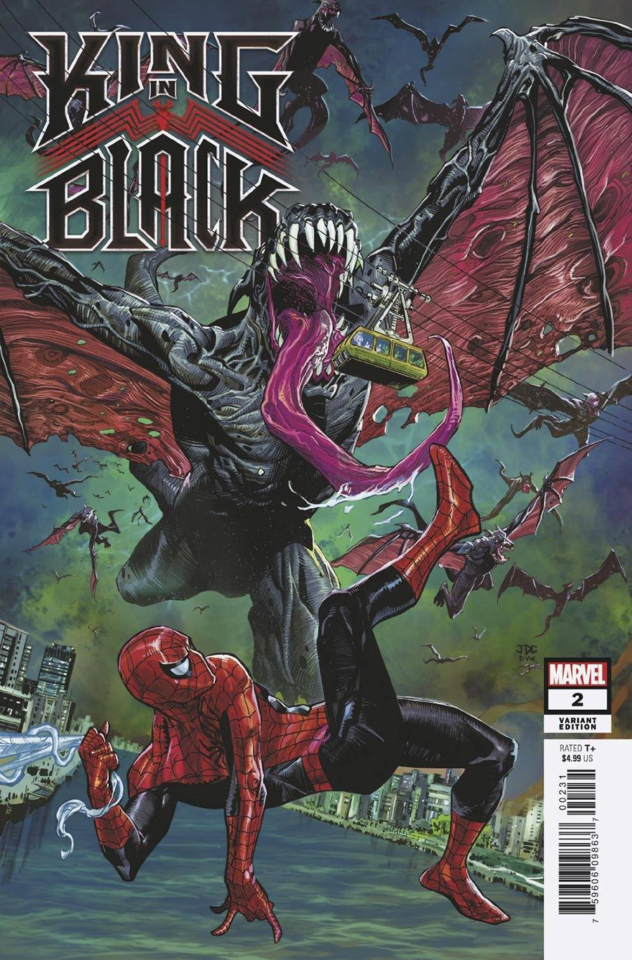 King In Black #2 Cover E Incentive Joshua Cassara Dragon Variant Cover