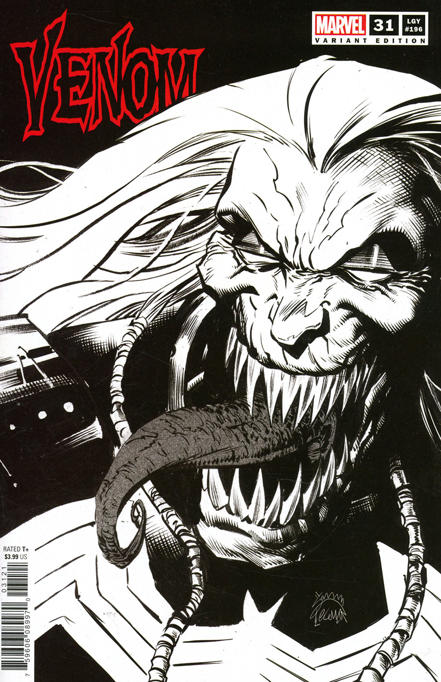 Venom Vol 4 #31 Cover D Incentive Ryan Stegman Sketch Cover (King In Black Tie-In)