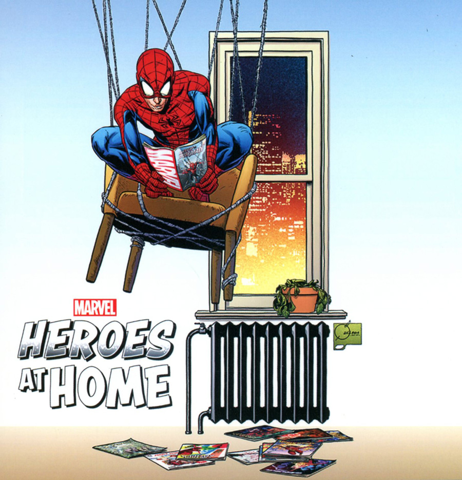 Heroes At Home One Shot Cover C Incentive Joe Quesada Variant Cover