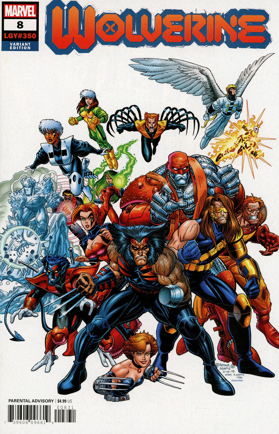 Wolverine Vol 7 #8 Cover E Incentive Arthur Adams Hidden Gem Variant Cover (#350)(X Of Swords Tie-In)