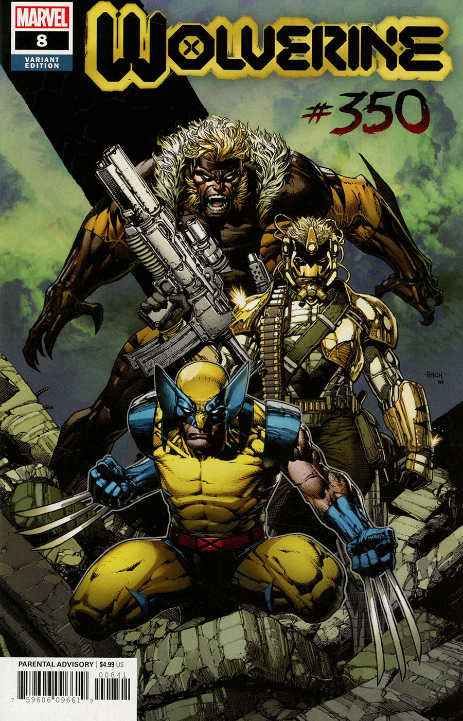 Wolverine Vol 7 #8 Cover D Incentive David Finch Variant Cover (#350)(X Of Swords Tie-In)