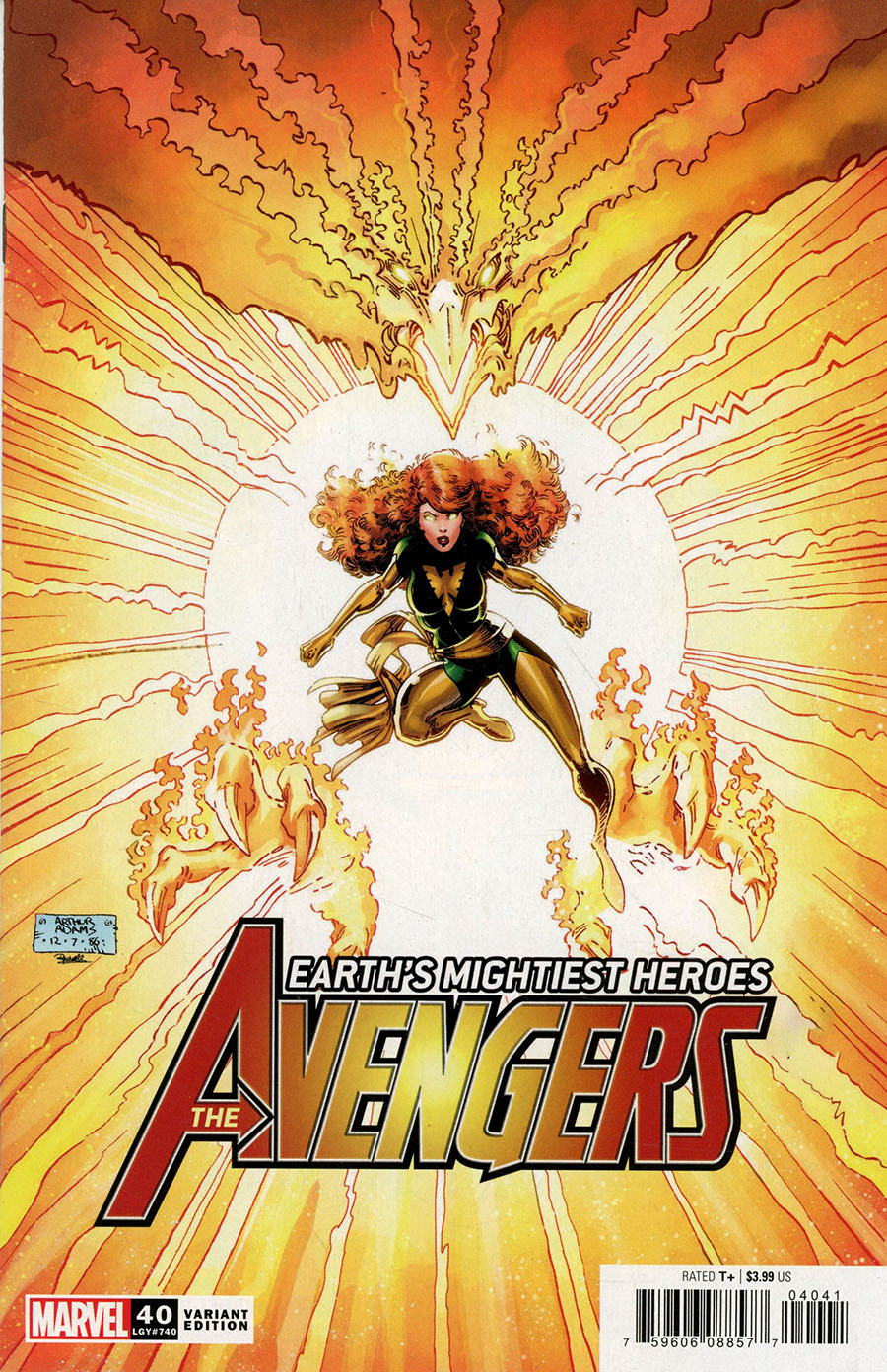 Avengers Vol 7 #40 Cover F Incentive Arthur Adams Hidden Gem Variant Cover