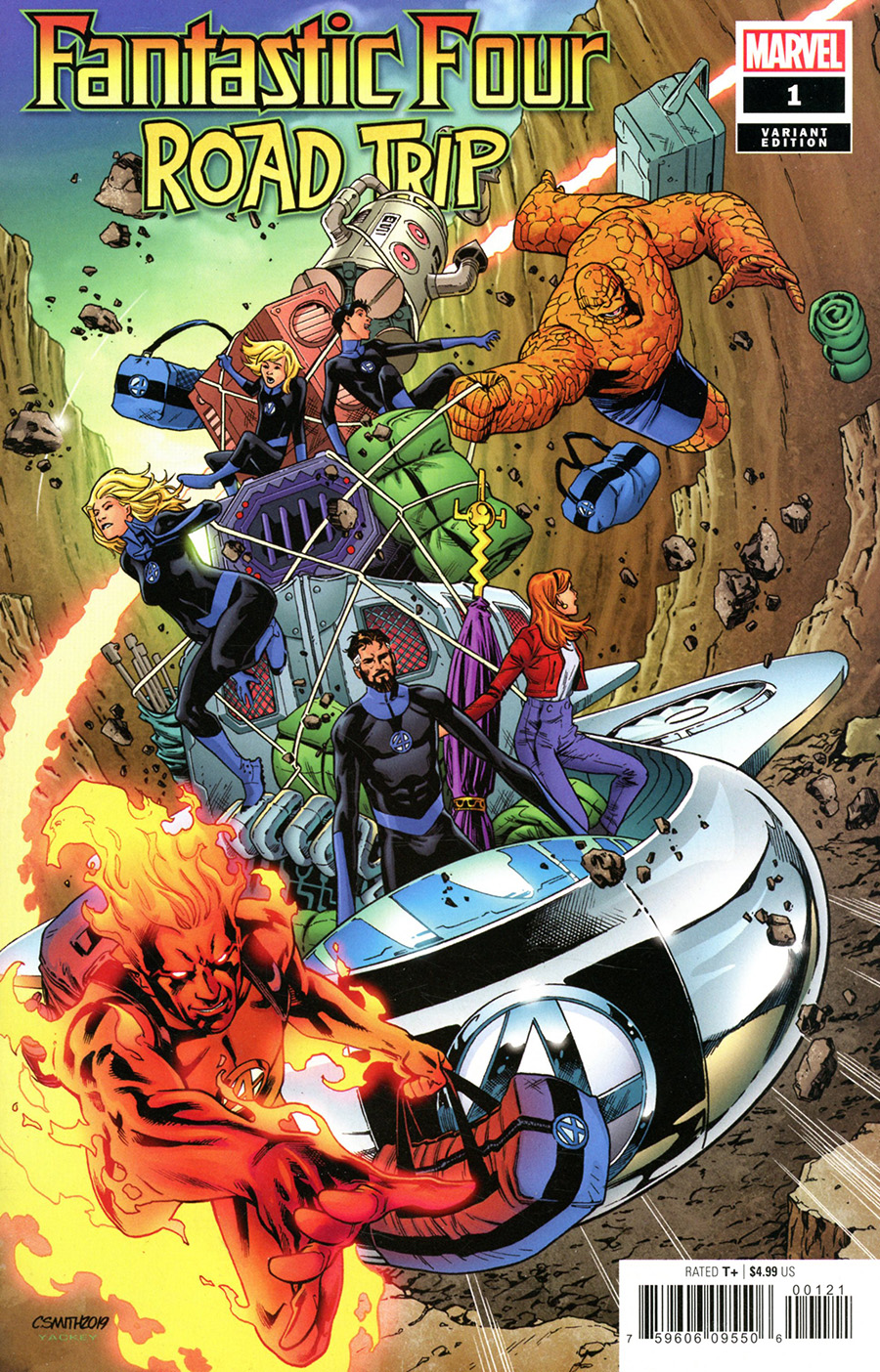 Fantastic Four Road Trip One Shot Cover D Incentive Cory Smith Variant Cover