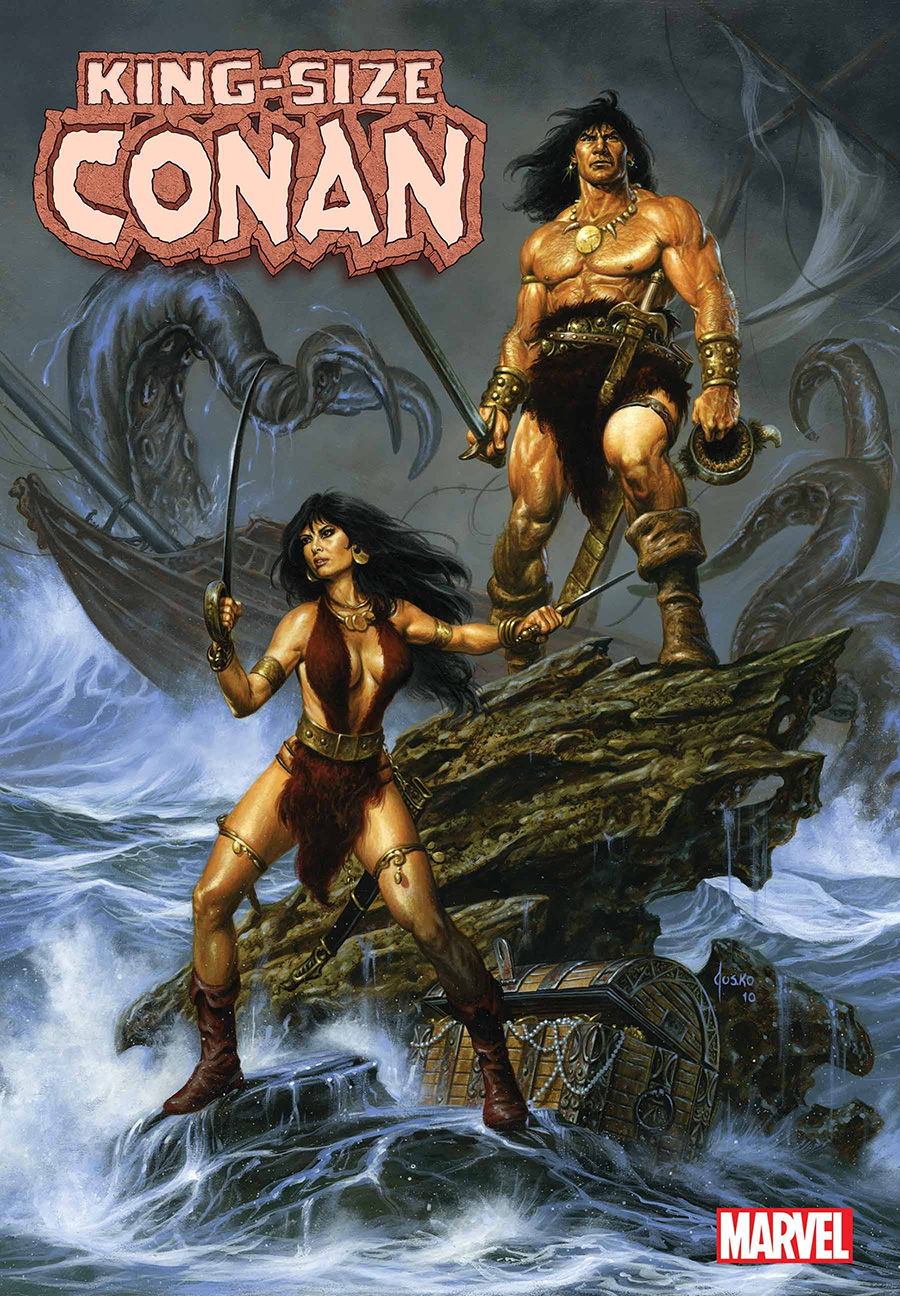 King-Size Conan One Shot Cover E Incentive Joe Jusko Variant Cover