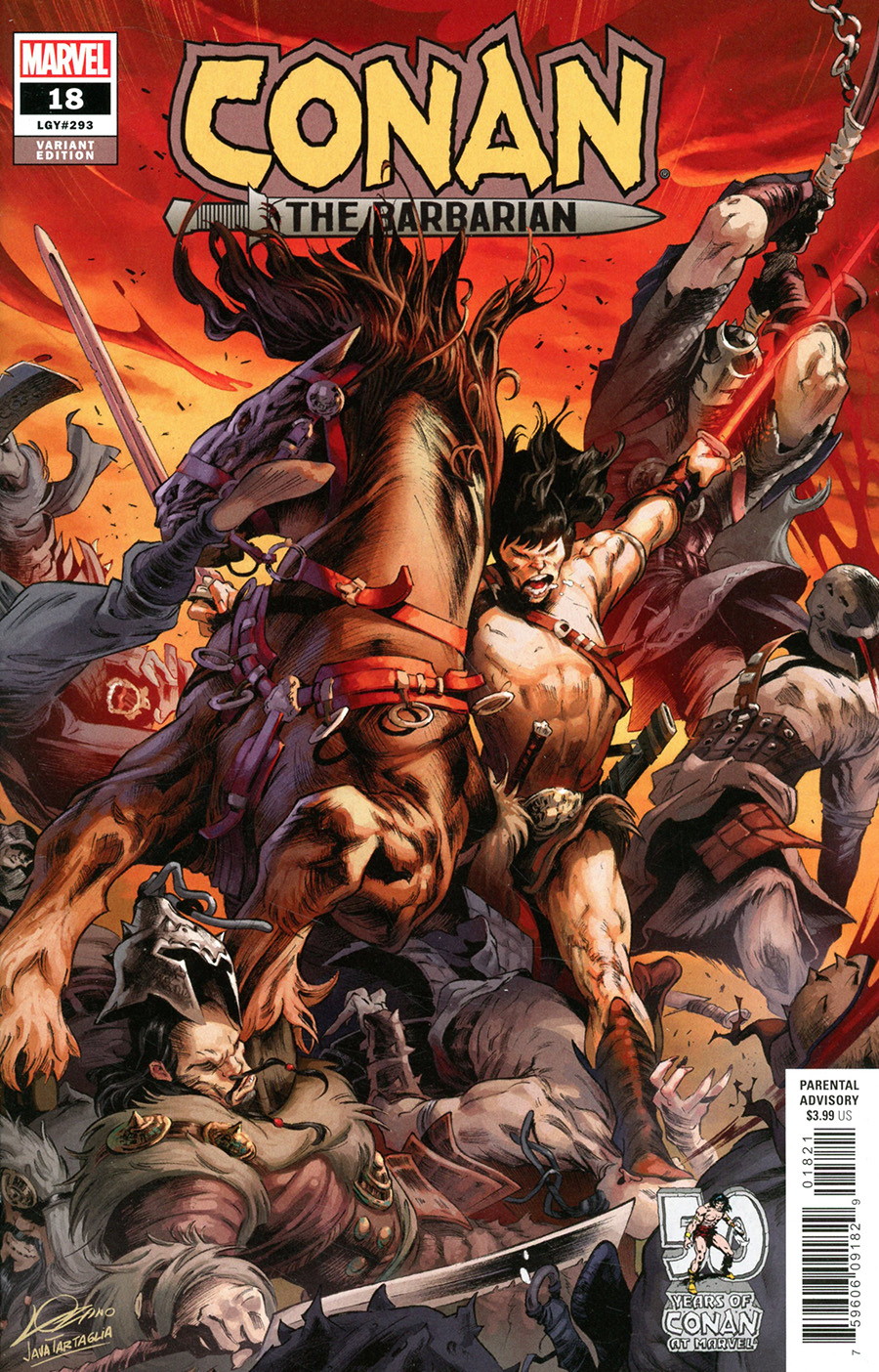 Conan The Barbarian Vol 4 #18 Cover B Incentive Alexander Lozano Variant Cover