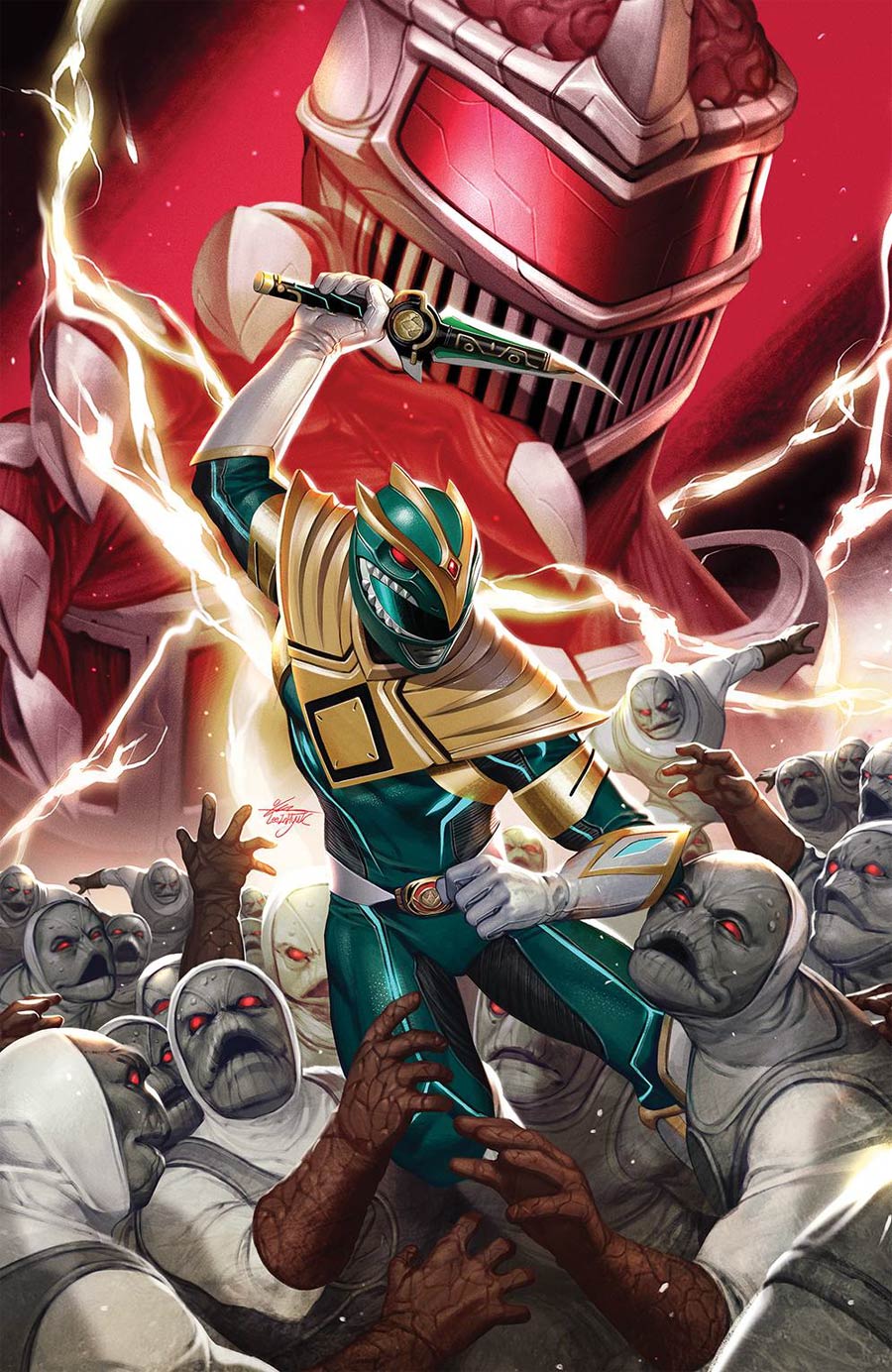 Mighty Morphin #2 Cover F Incentive Inhyuk Lee Virgin Cover