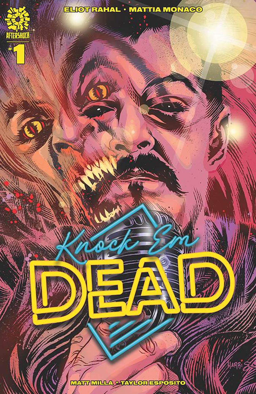 Knock Em Dead #1 Cover B Incentive Tony Harris Variant Cover