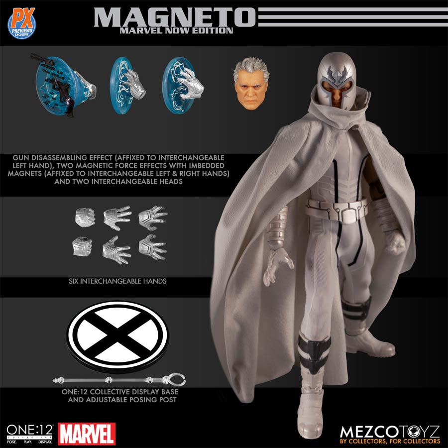 One-12 Collective Marvel Magneto Marvel Now Edition Previews Exclusive Action Figure