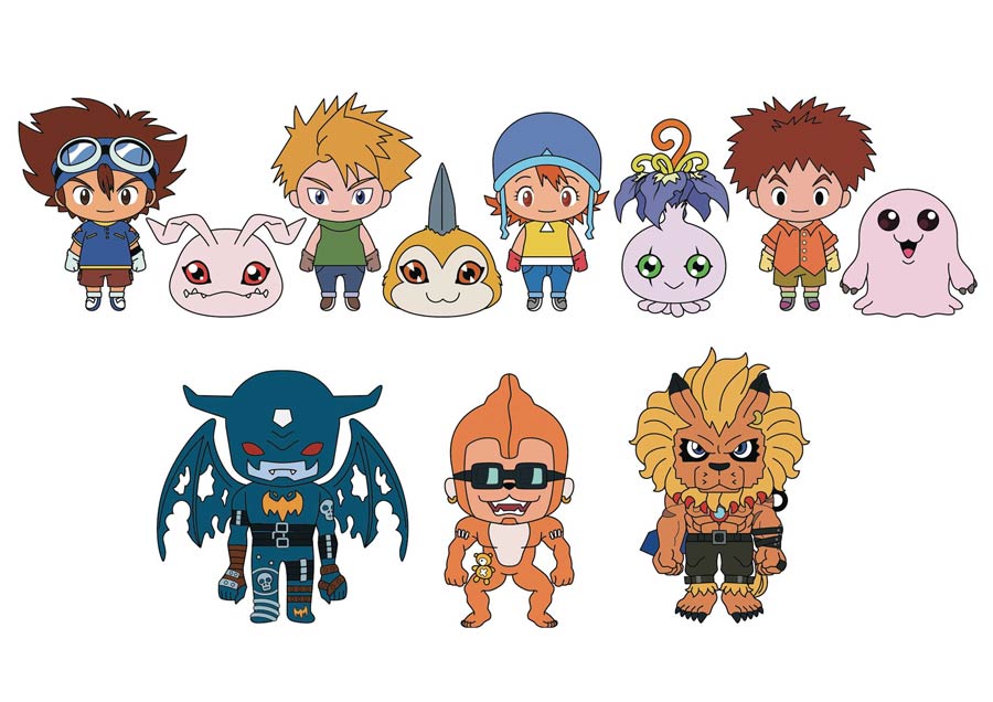 Digimon 3D Foam Bag Clip Series 2 Blind Mystery Box