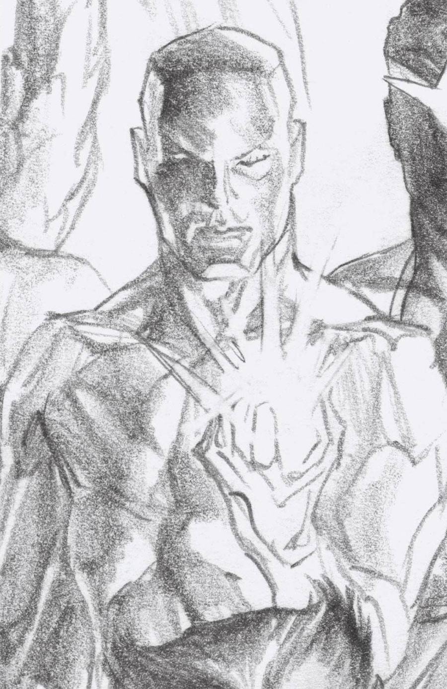Marauders #13 Cover F Incentive Alex Ross Timeless Iceman Virgin Sketch Cover (X Of Swords Part 5)
