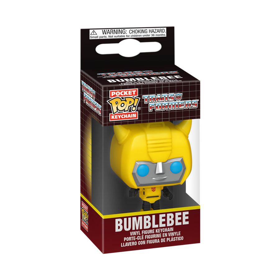 POP Keychain Retro Toys Transformers Bumblebee Vinyl Pocket Keychain
