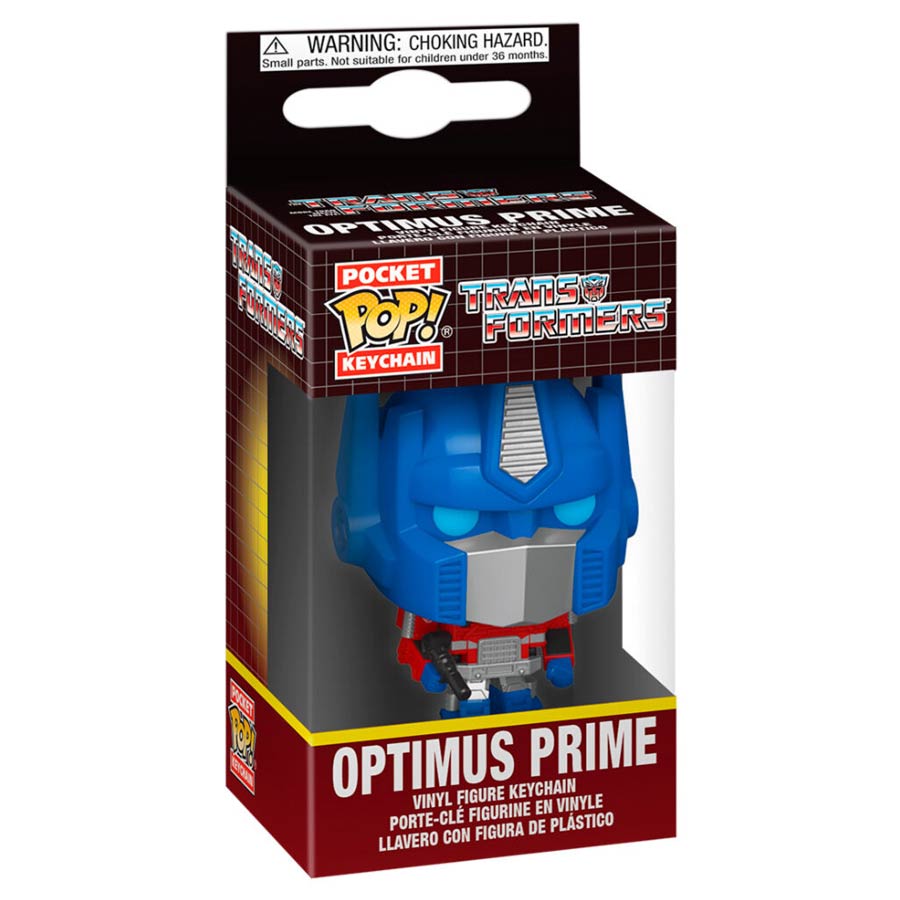 POP Keychain Retro Toys Transformers Optimus Prime Vinyl Pocket Keychain
