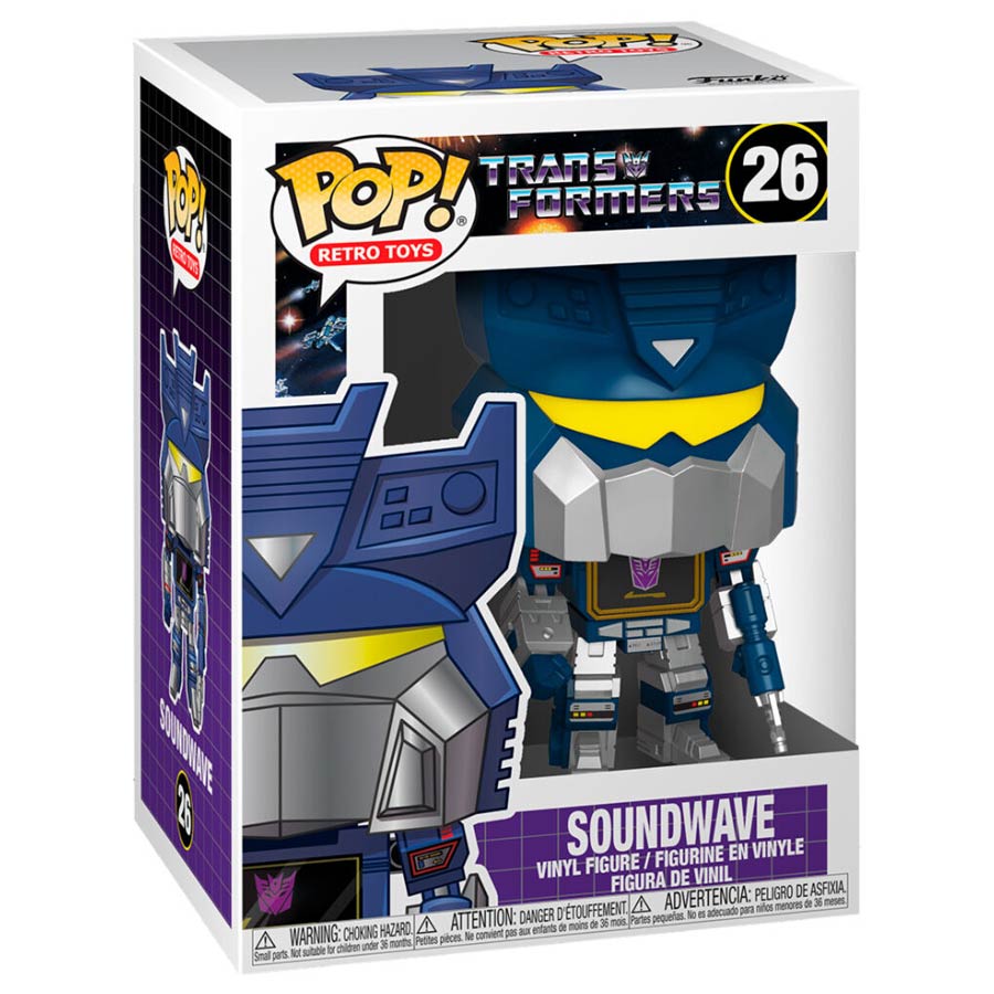 POP Vinyl Retro Toys Transformers Soundwave Vinyl Figure