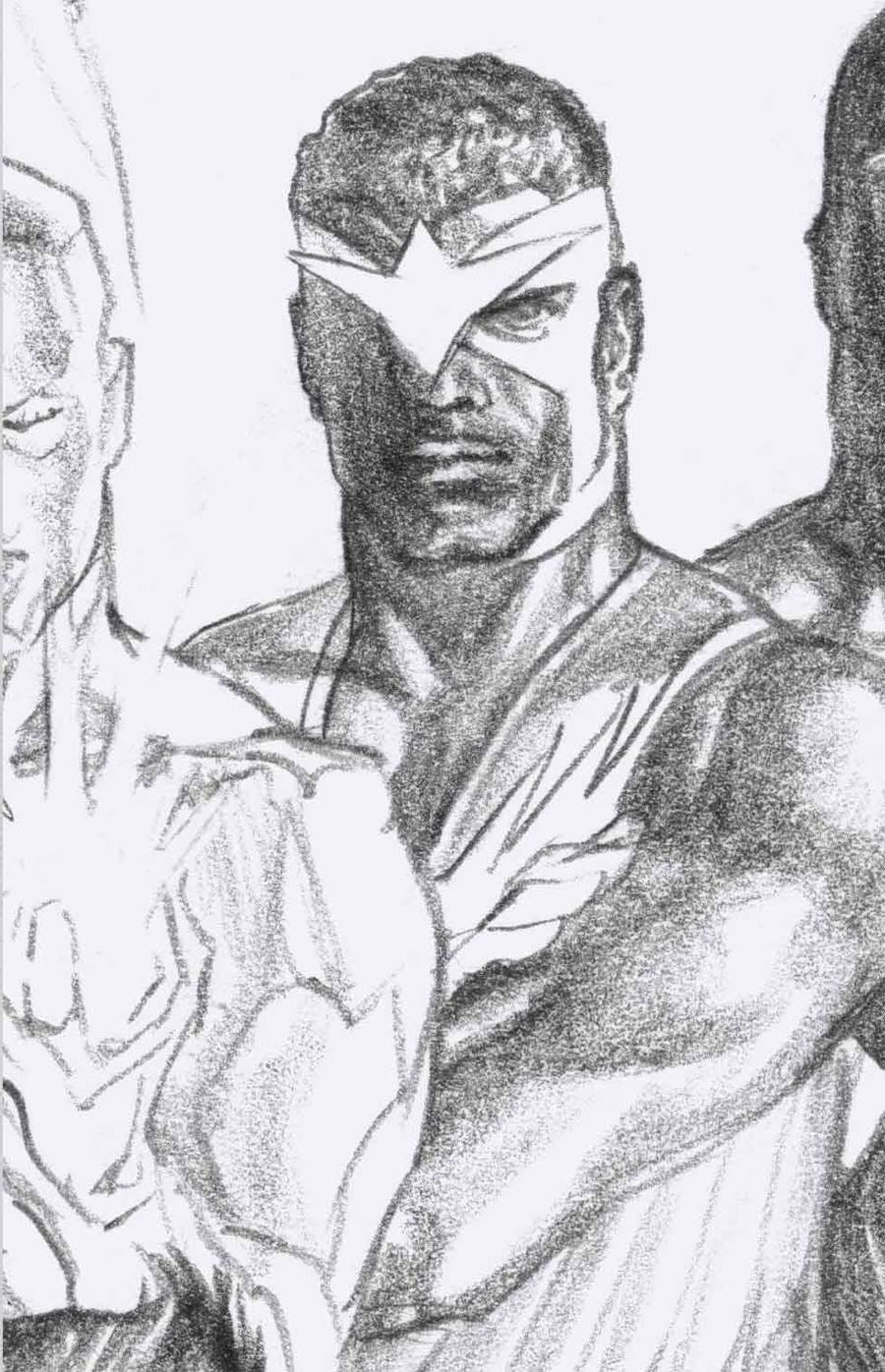 Captain America Vol 9 #24 Cover E Incentive Alex Ross Timeless Falcon Virgin Sketch Cover