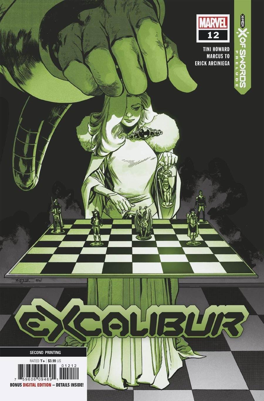 Excalibur Vol 4 #12 Cover B 2nd Ptg Mahmud Asrar Variant Cover (X Of Swords Prelude)