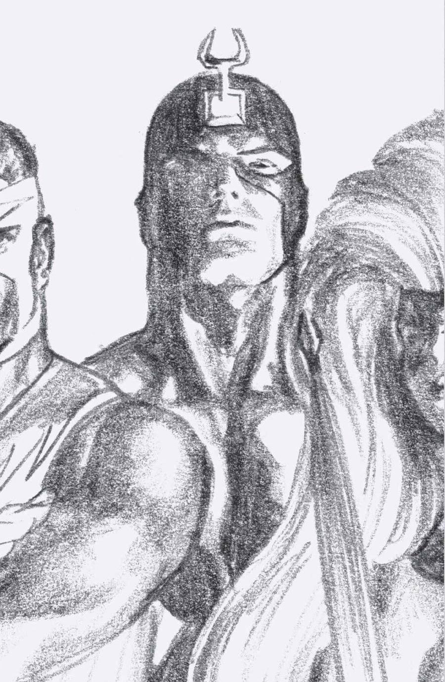 Fantastic Four Vol 6 #25 Cover G Incentive Alex Ross Timeless Black Bolt Virgin Sketch Cover