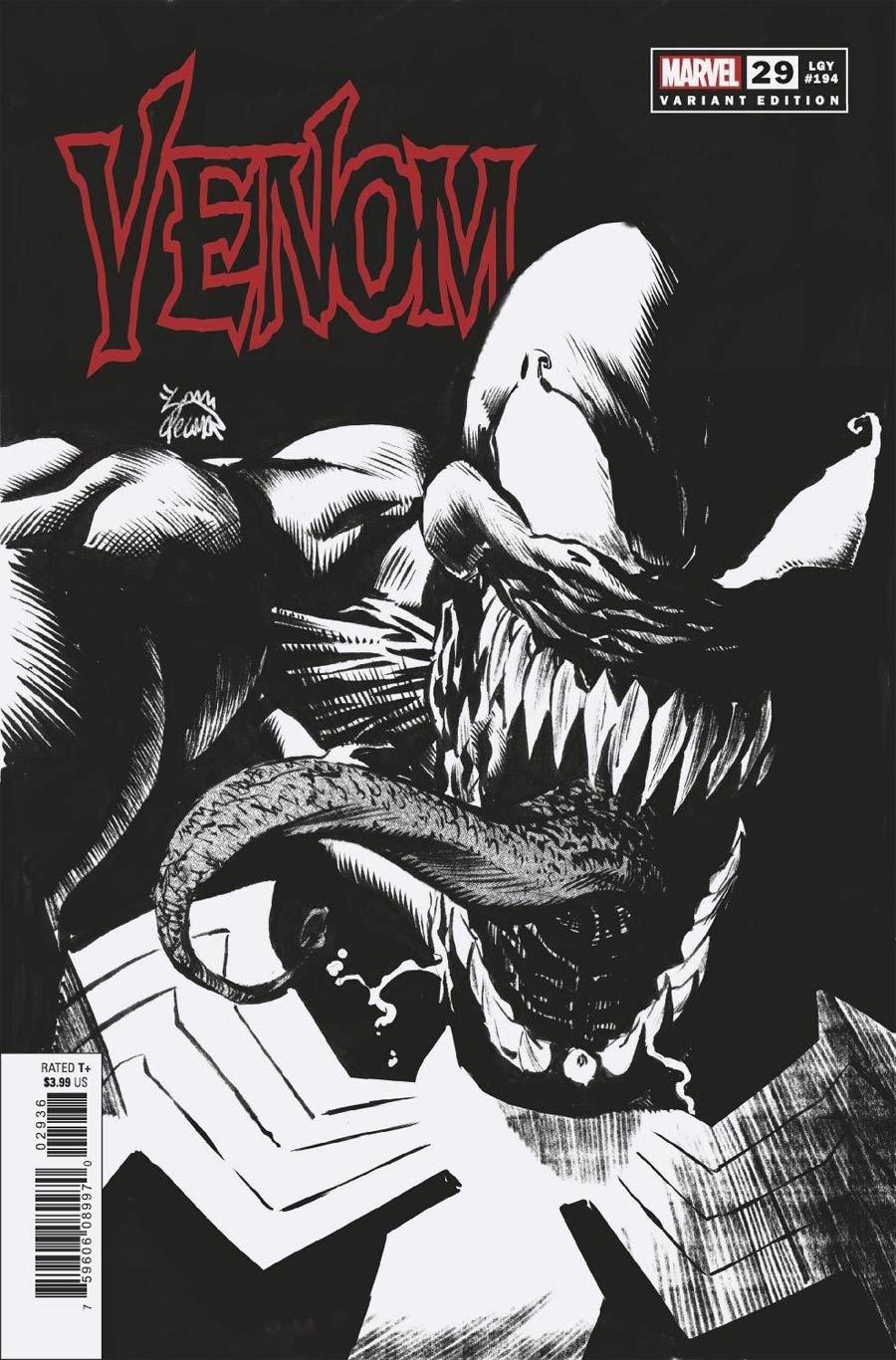 Venom Vol 4 #29 Cover D Incentive Ryan Stegman Sketch Cover