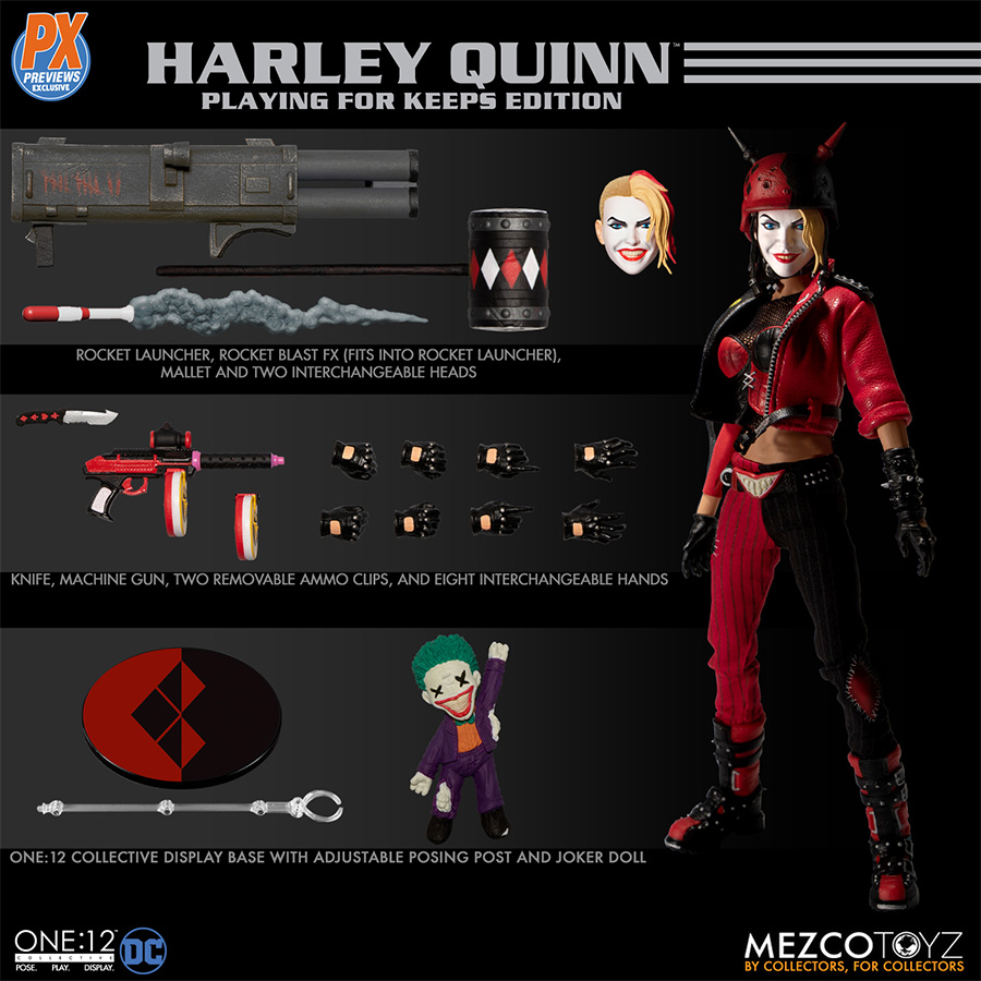 One-12 Collective DC Harley Quinn Playing For Keeps Edition Previews Exclusive Action Figure