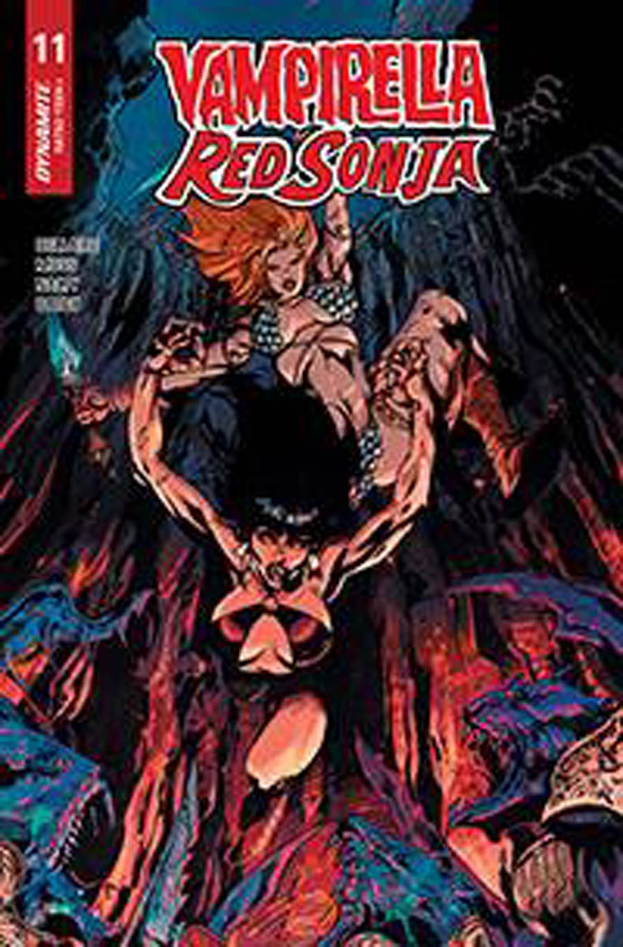 Vampirella Red Sonja #11 Cover F Variant Roberto Castro Cover