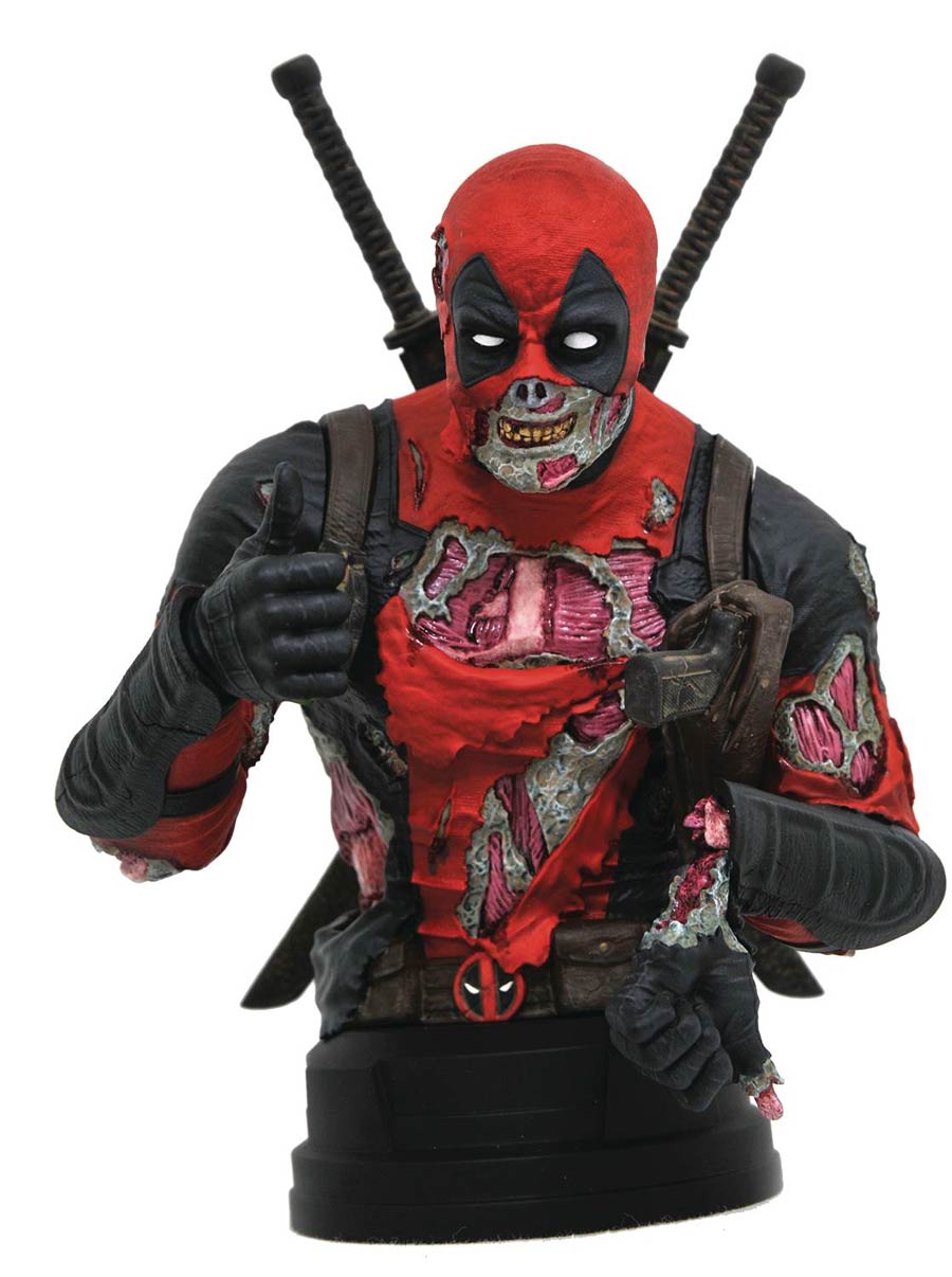 Marvel Deadpool Zombie SDCC 2020 1/6 Scale Bust
