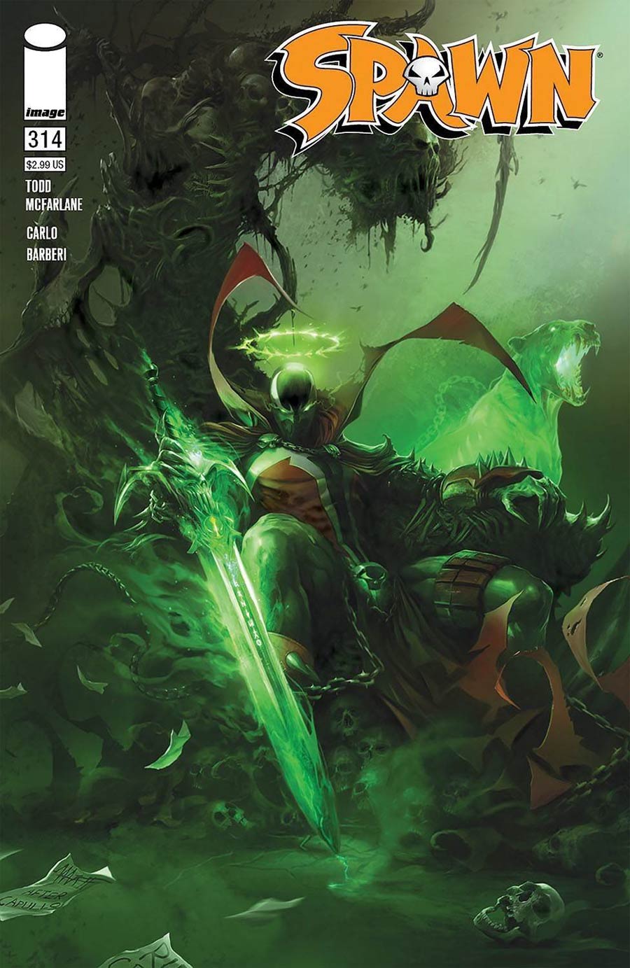 Spawn #314 Cover A Regular Francesco Mattina Cover