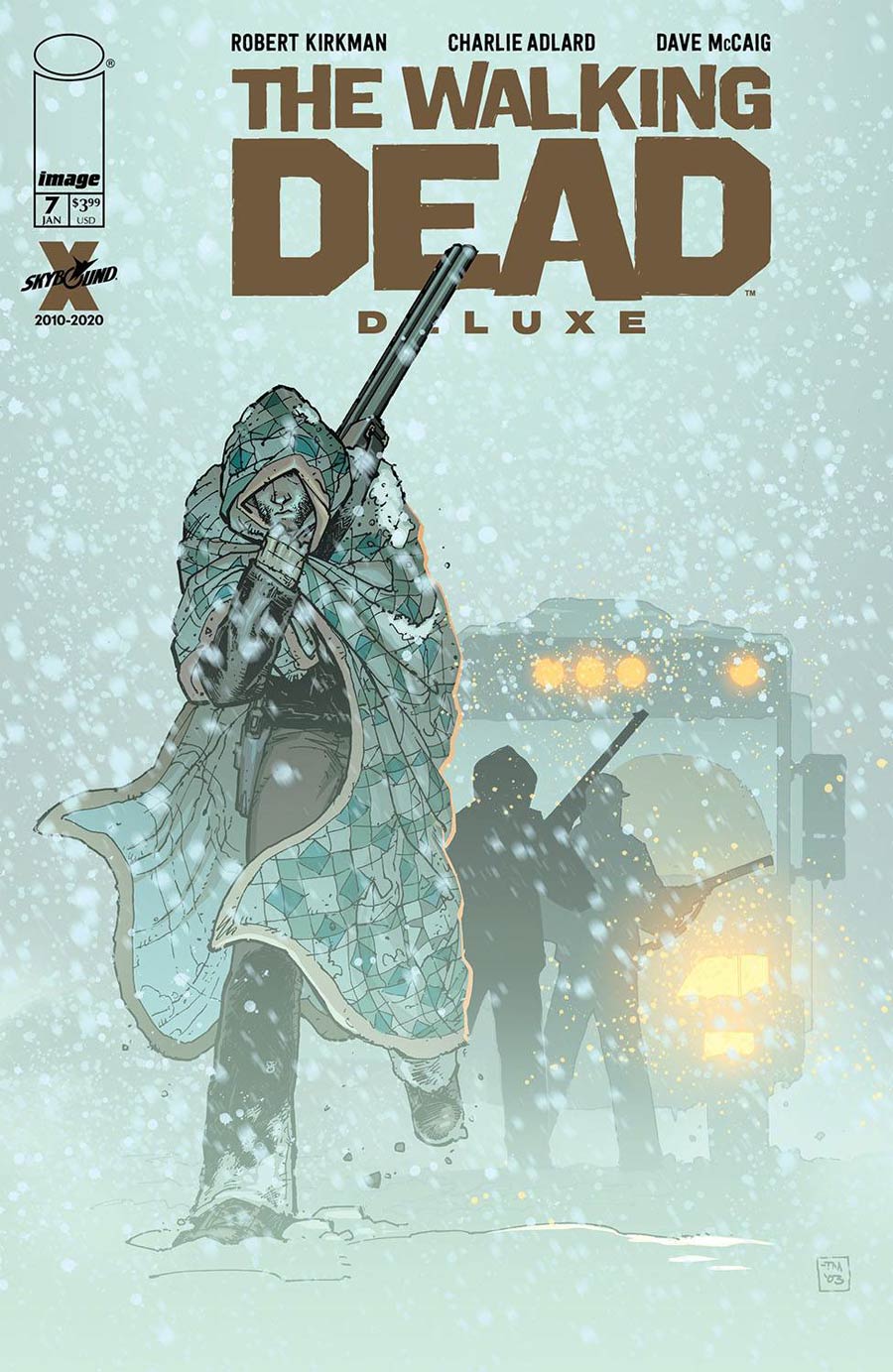 Walking Dead Deluxe #7 Cover B Variant Tony Moore & Dave McCaig Cover