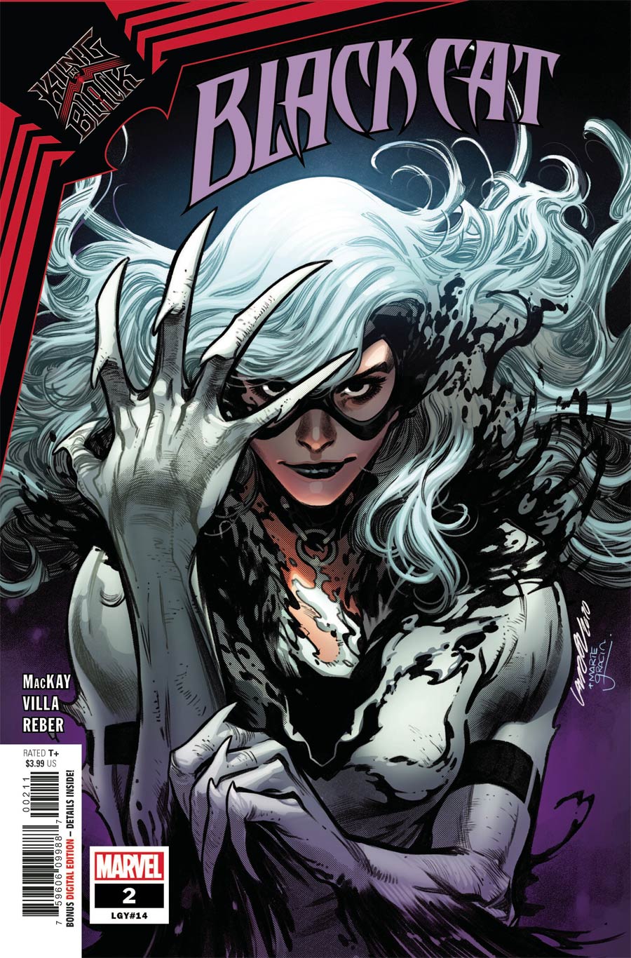 Black Cat Vol 2 #2 Cover A Regular Pepe Larraz Cover (King In Black Tie-In)