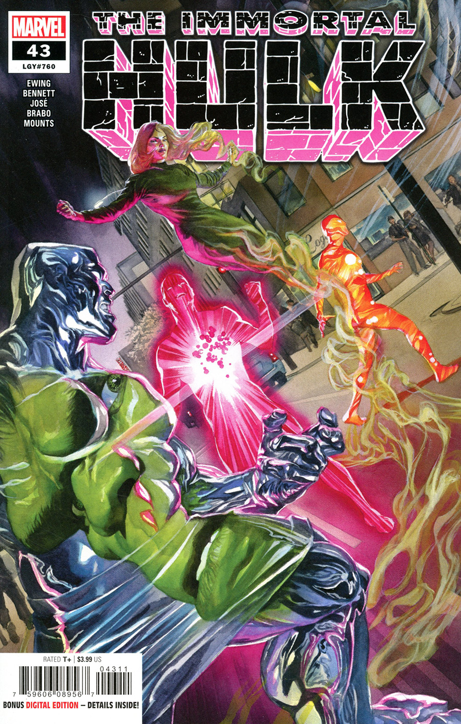 Immortal Hulk #43 Cover A Regular Alex Ross Cover