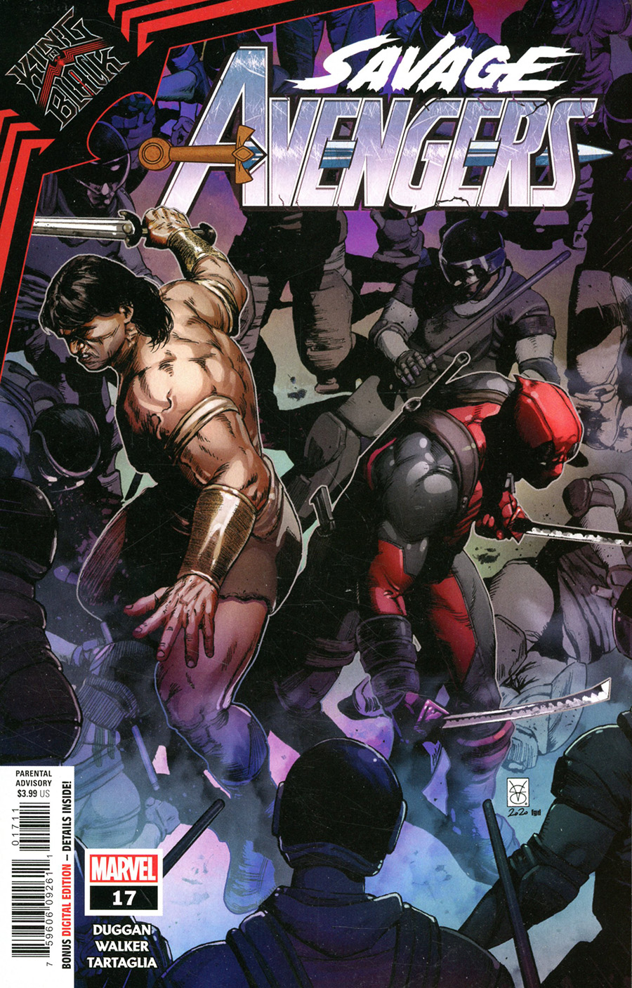 Savage Avengers #17 Cover A Regular Valerio Giangiordano Cover (King In Black Tie-In)